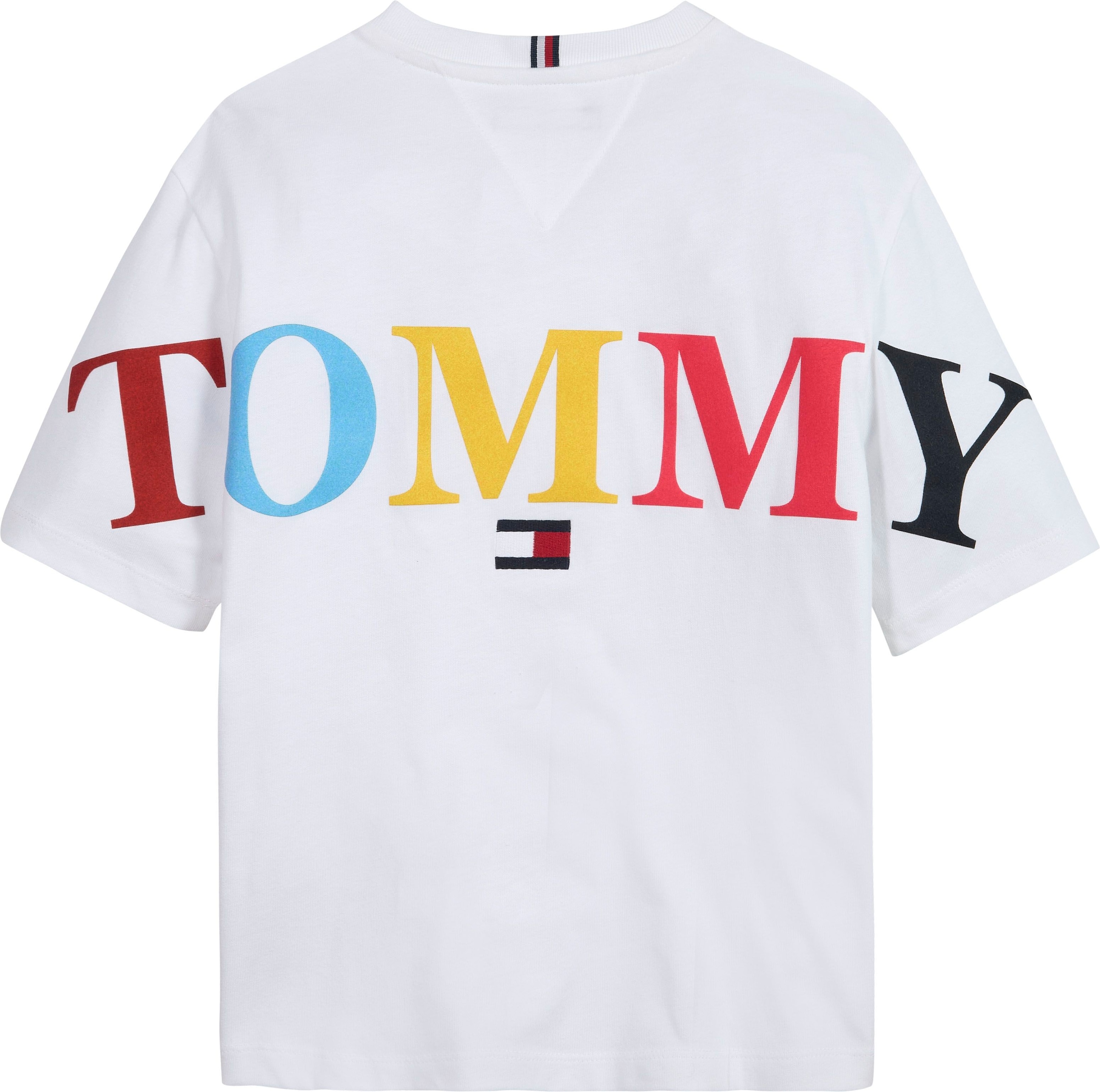 Hilfiger OTTO »BOLD bestellen Backprint bei mit S/S«, Tommy TOMMY LOGO T-Shirt TEE