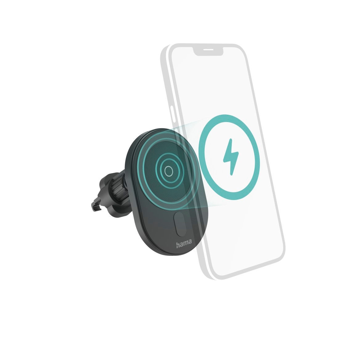 Hama Wireless Charger »Kfz Handy Ladegerät mit Halterung schwarz, kabellos,  Wireless Charging«, Für alle Apple iPhone 12, iPhone 13, iPhone 14, iPhone  15 -Modelle jetzt kaufen bei OTTO