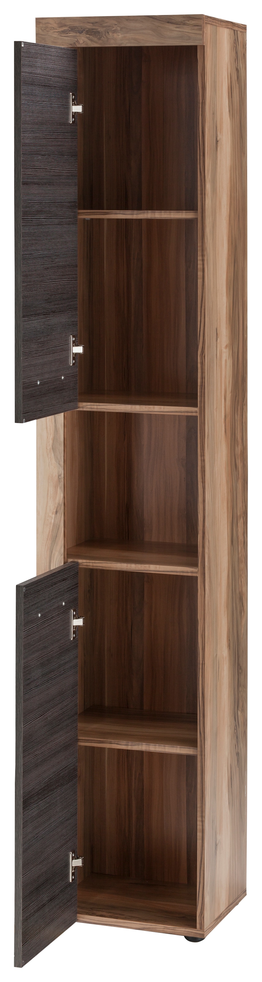 welltime Hochschrank »Carcassonne«, Badschrank mit Rahmenoptik in Holztönen - Maße (B/T/H) 36/31/184 cm