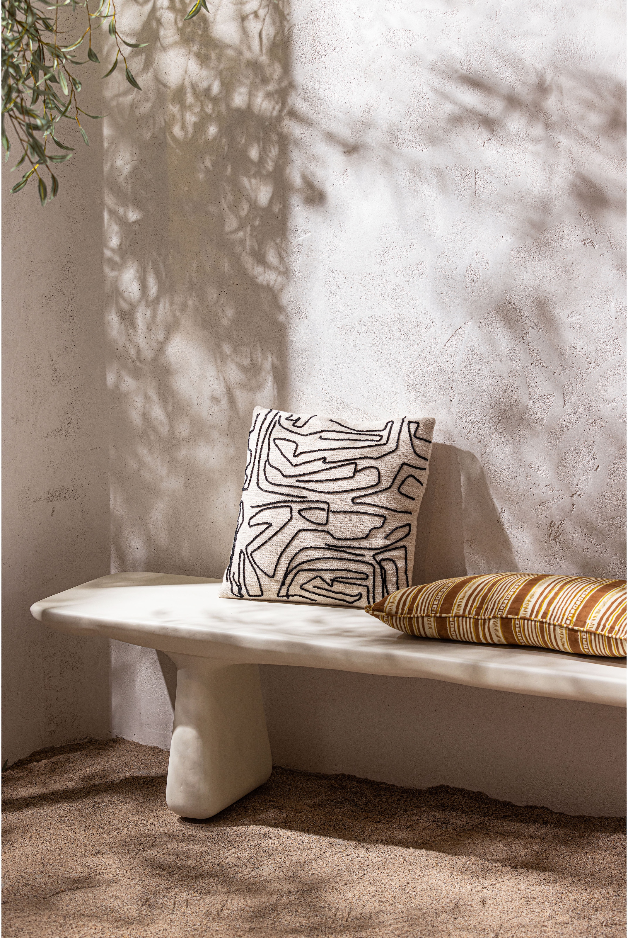 WOOOD Sitzbank »WOOOD LOGGIA TUINBANK 227X40 CM VEZELVERSTERKTE POLYMEER NATUREL« Loggia Essbank aus FRP