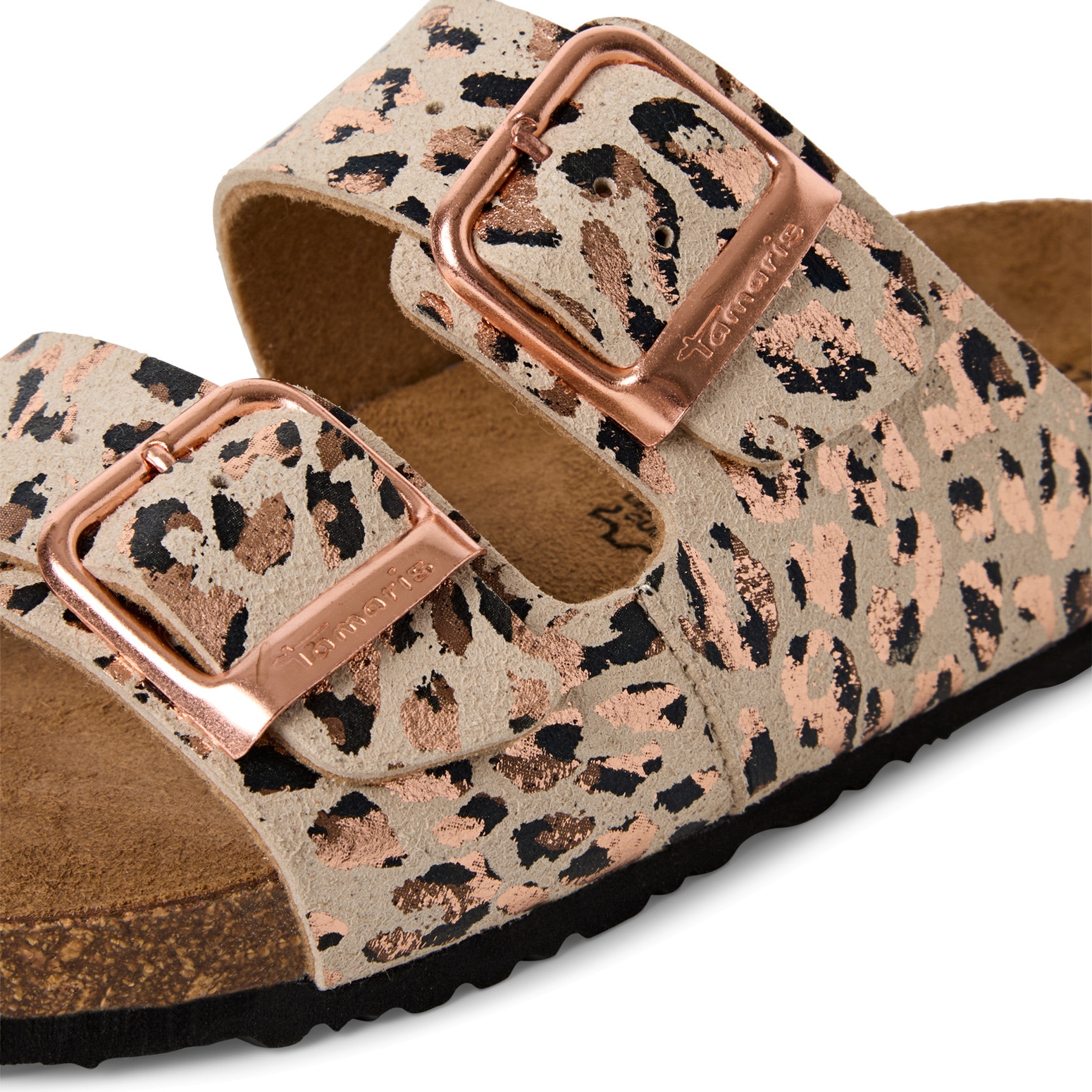Tamaris Pantolette, Sommerschuh, Schlappen mit gepolstertem Fußbett