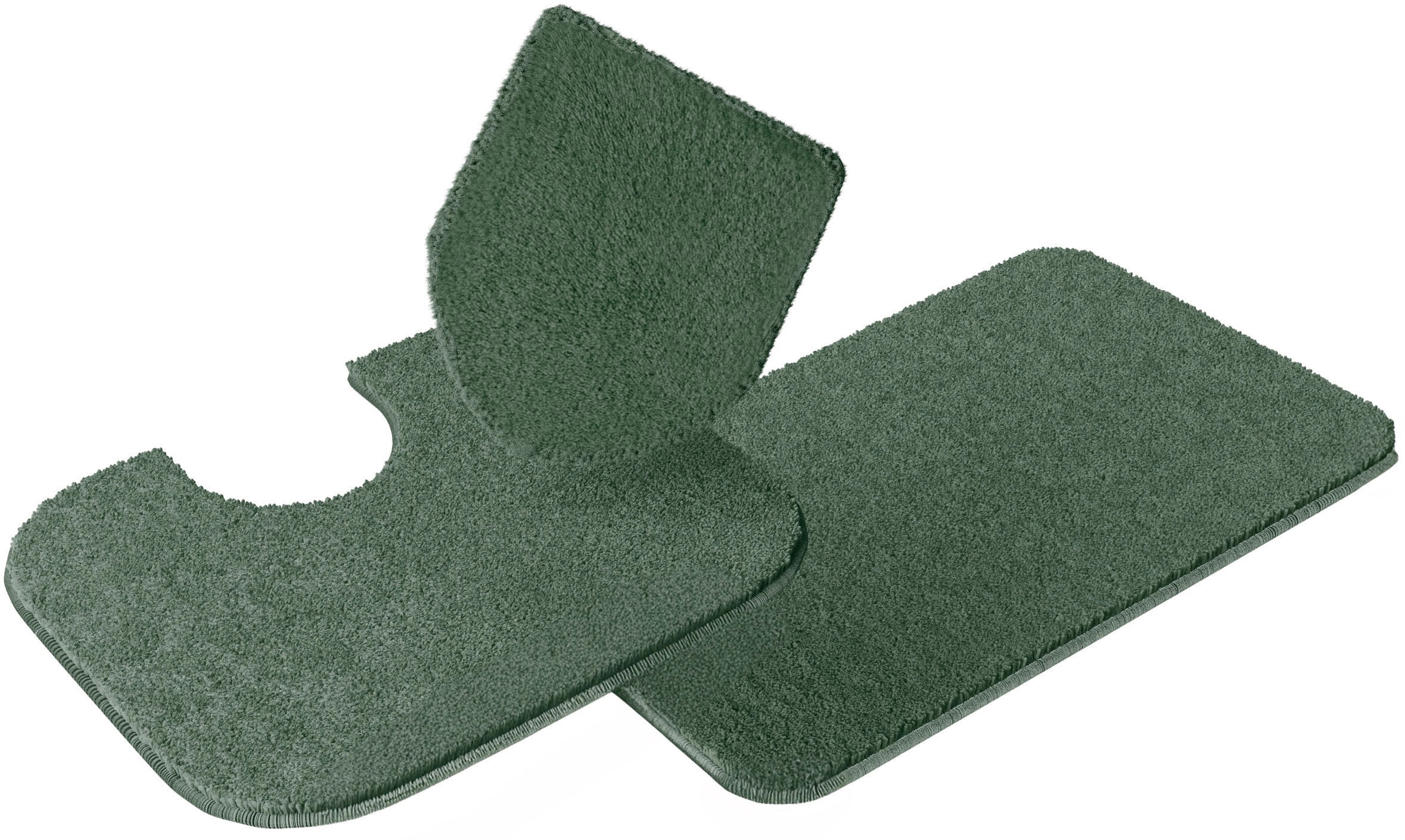 Grund Badematte »Melos, Badvorleger, Badezimmer Teppich, sehr weich« Höhe 27 mm rutschhemmend beschichtet fußbodenheizungsgeeignet melierte Optik,...