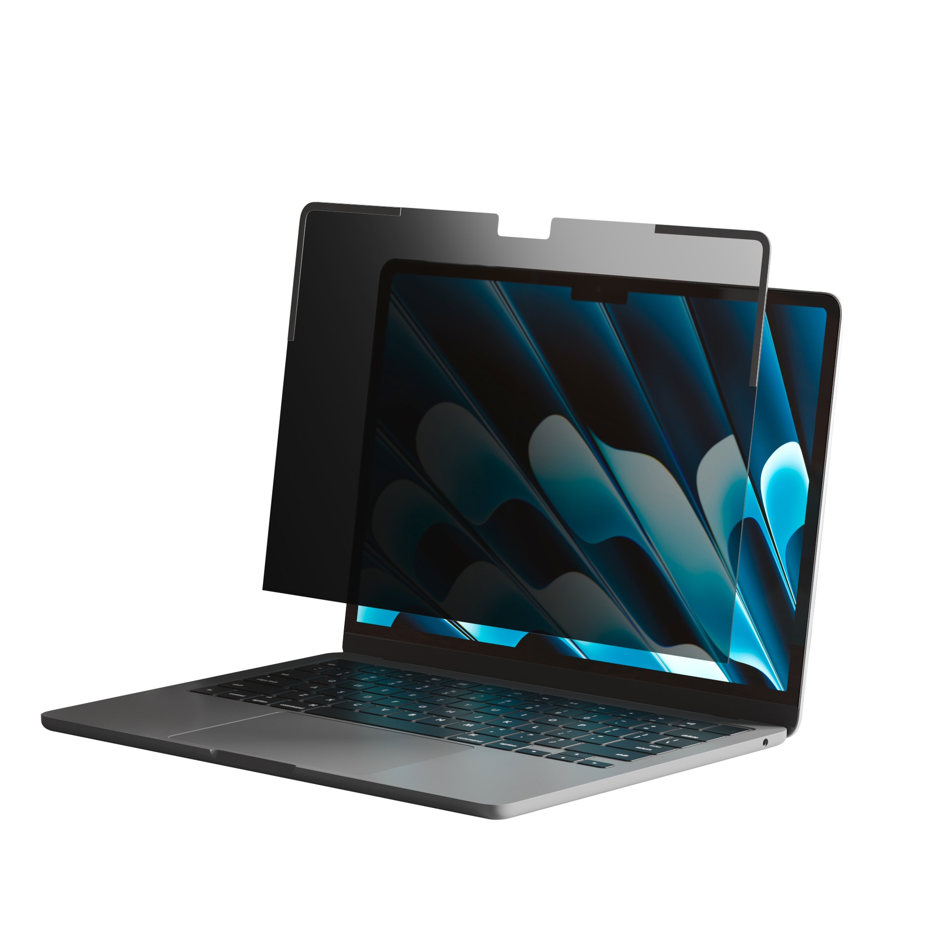 Targus Displayschutzglas »Magnetic Privacy Screen«, für Apple MacBook Air 13.6, Blickschutzfolie, Schutzfolie, Bildschirmschutz, kratz- & stoßfest