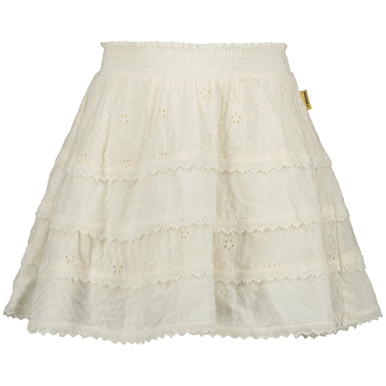 Vingino Rüschenrock mit Häkel-Details und Spitze