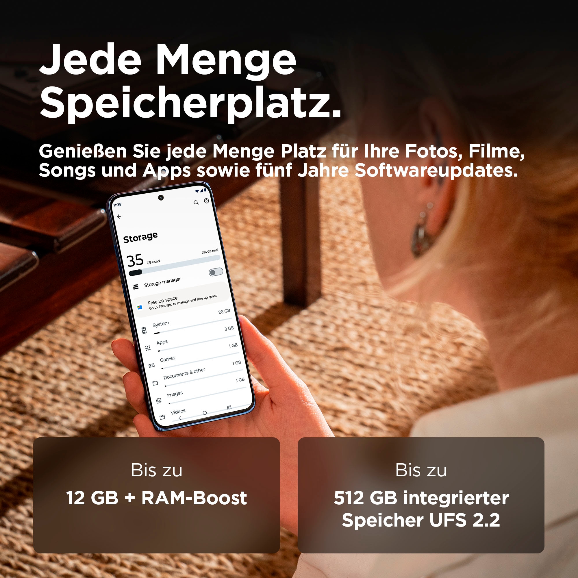 Motorola Smartphone »edge50 Neo 512 GB«, Grisaille