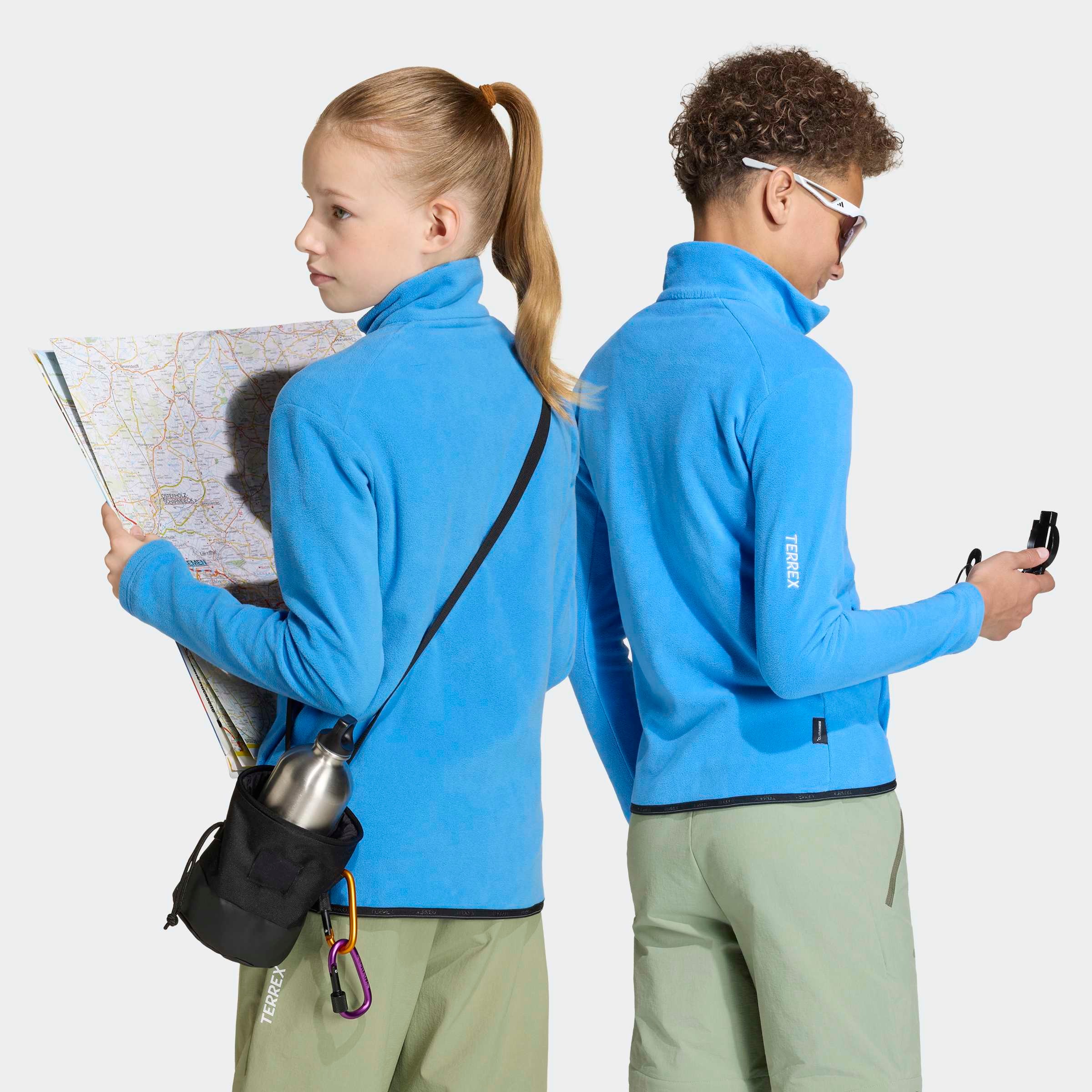 adidas TERREX Fleecejacke »KIDS MULTI-, DURCHGEHENDER REISSVERSCHLUSS«