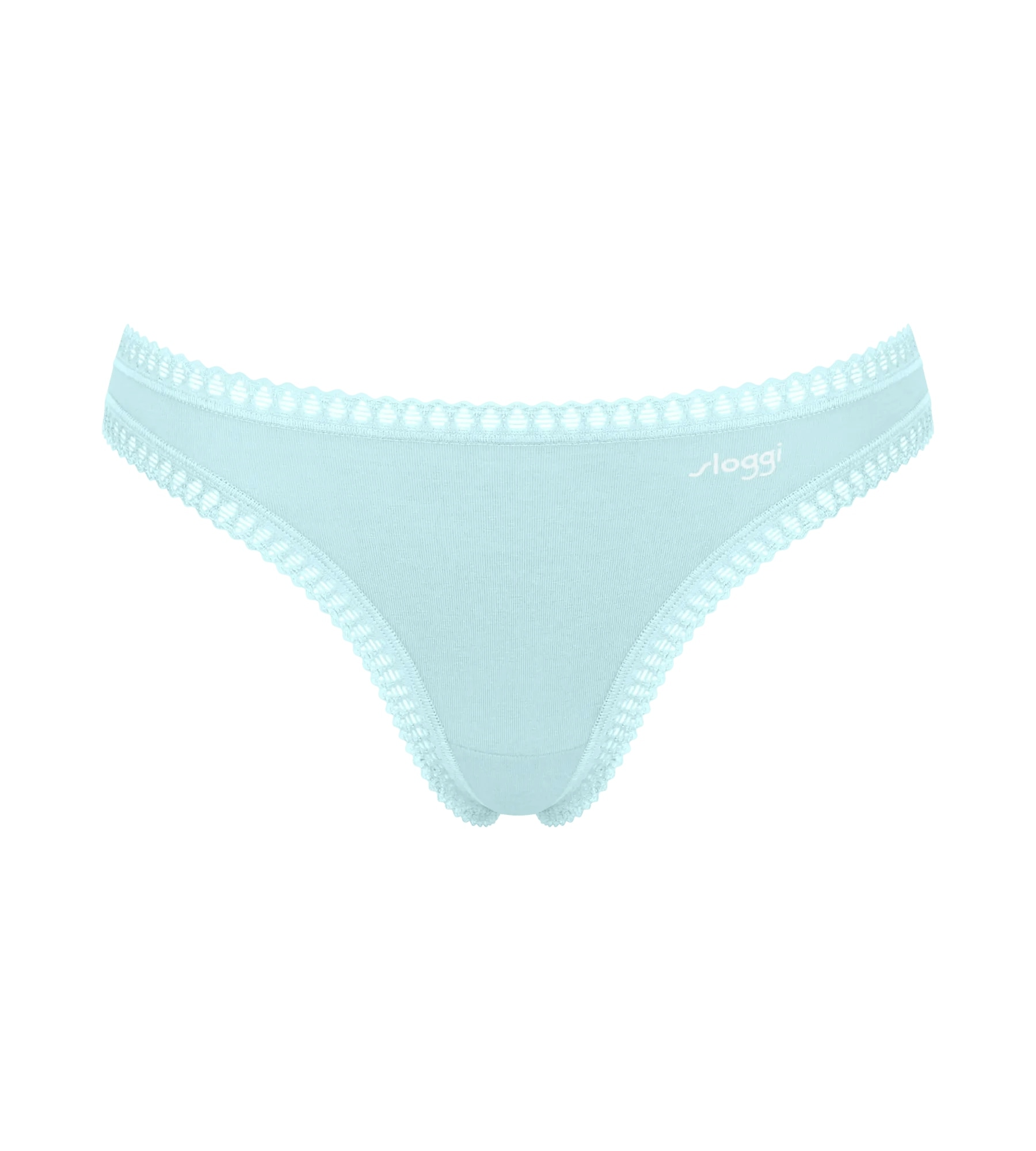 sloggi String »GO Crush« 3er Pack,  dehnbare Spitzendetails, Multipack, Cotton-Mix, bequem