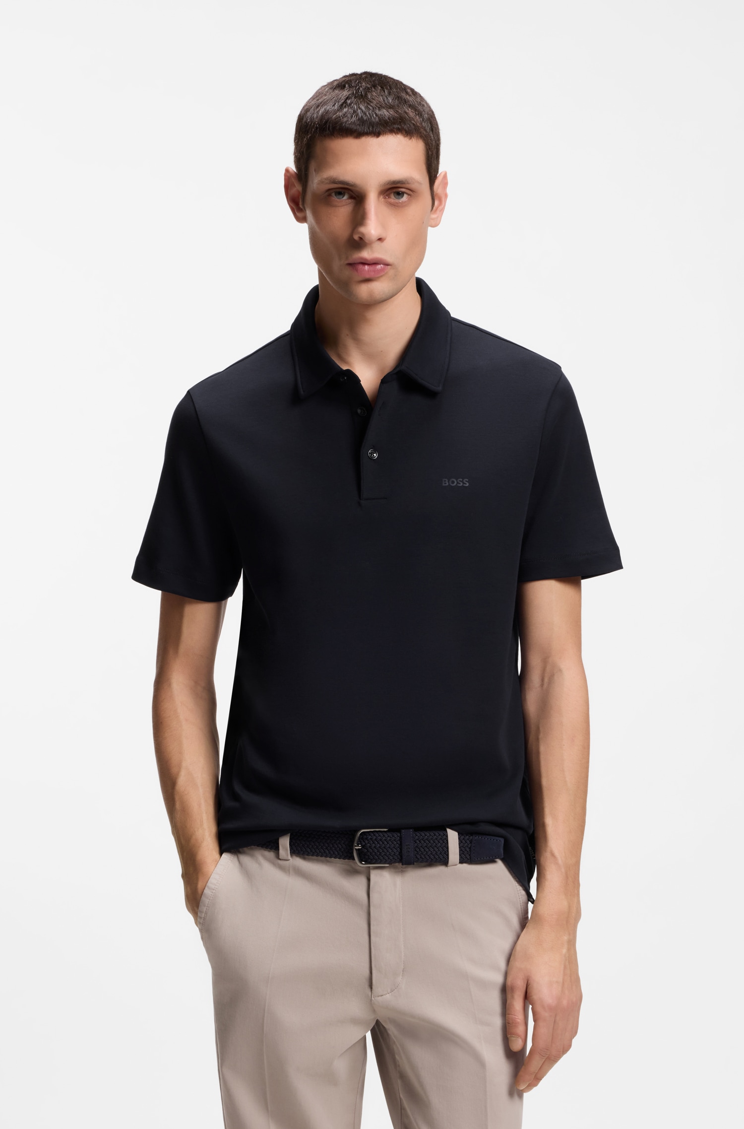 BOSS Poloshirt »Palosh« mit tonalem Logo, slim fit