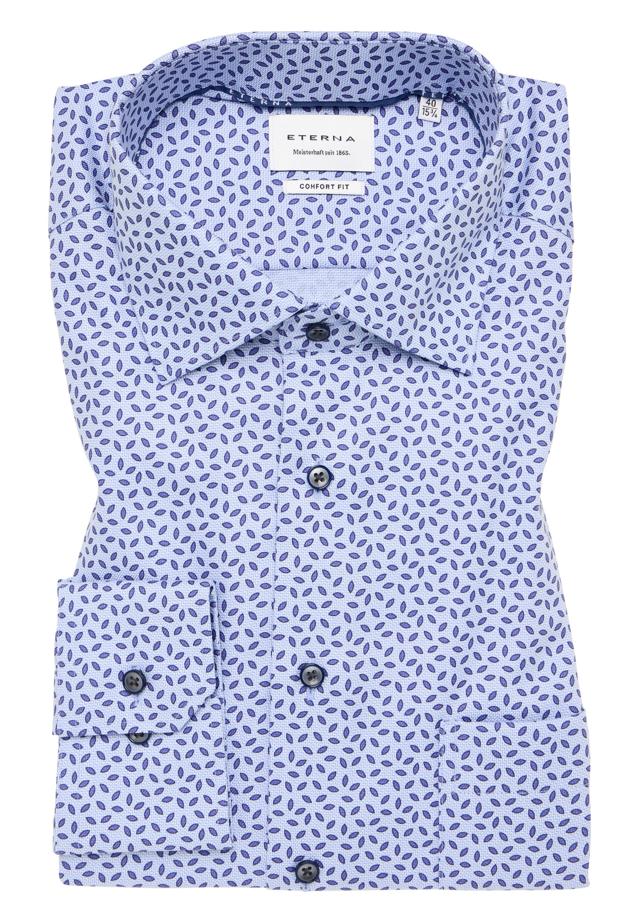 Eterna Langarmhemd »COMFORT FIT«, NON IRON (bügelfrei)