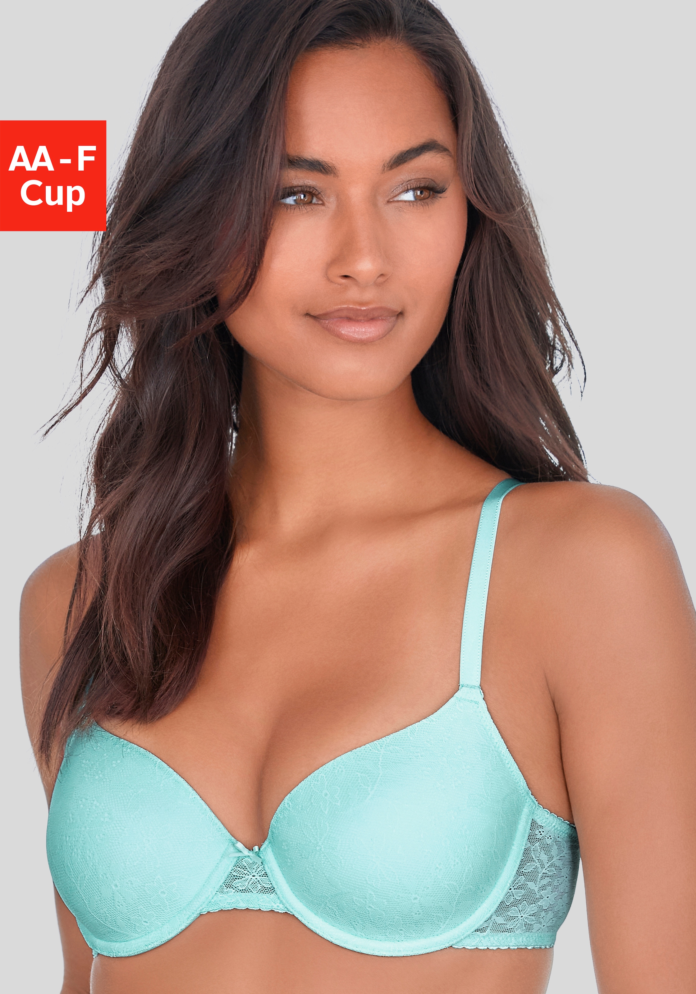 LASCANA Schalen-BH »Elisa« mit Bügel, aus zarter, blumiger Spitze, sexy Dessous