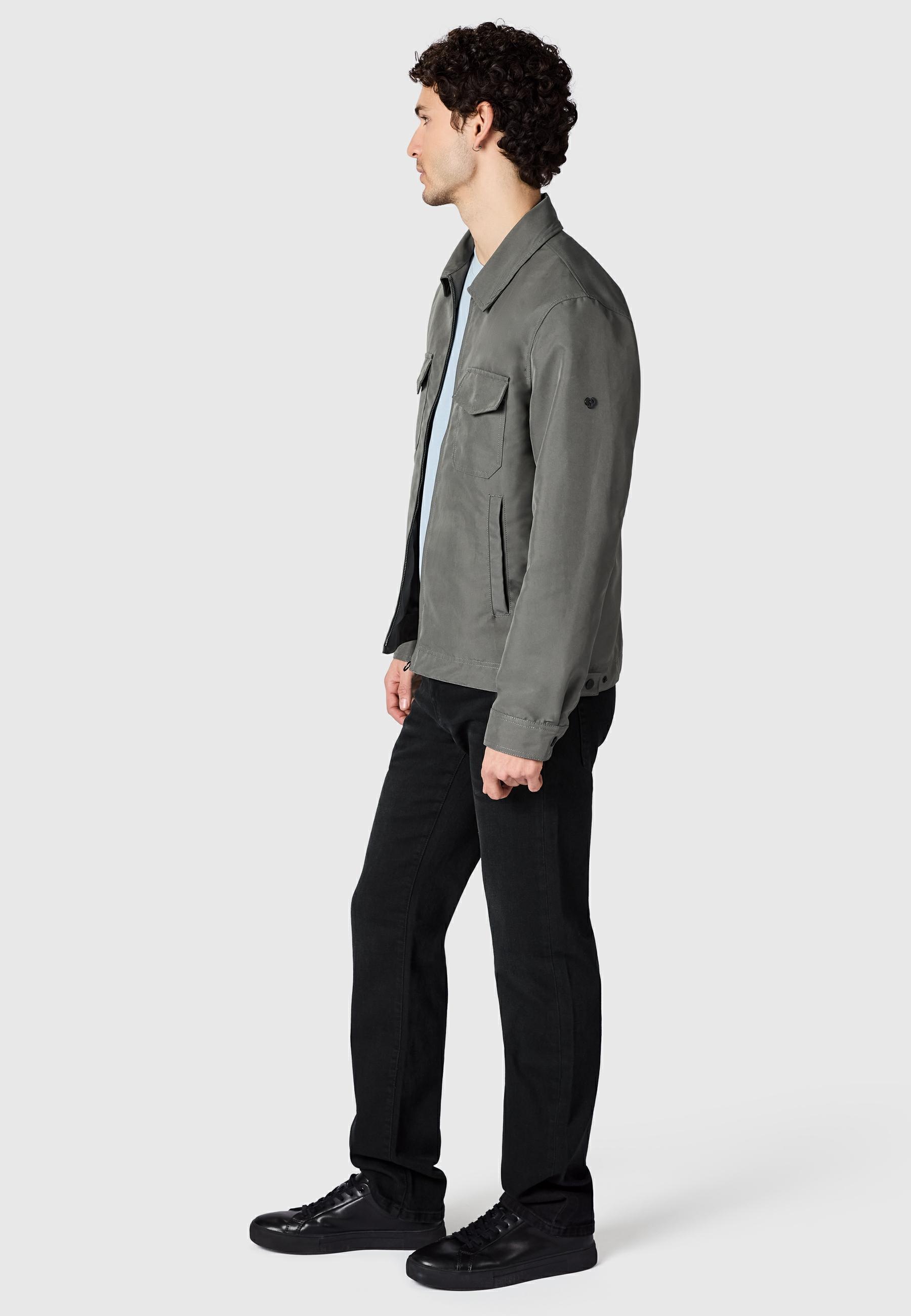 Ragwear Hemdjacke »Outdoorjacke Dyphner YOUMODO« ohne Kapuze Wasserabweisende Übergangsjacke mit Hemdkragen