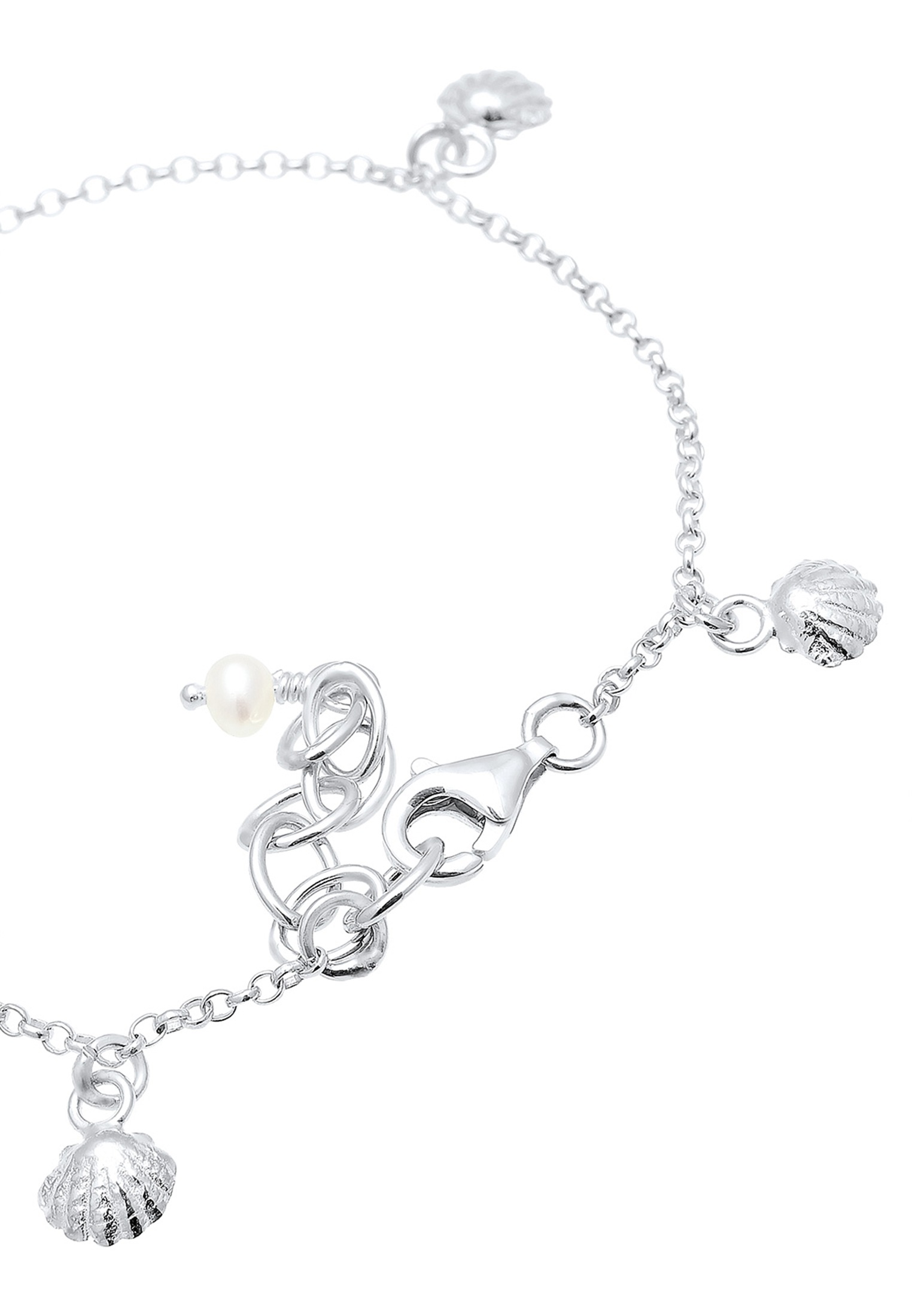 Elli Armkette »Armband Muschel Maritim Meer Sommer 925 Sterling Silber«