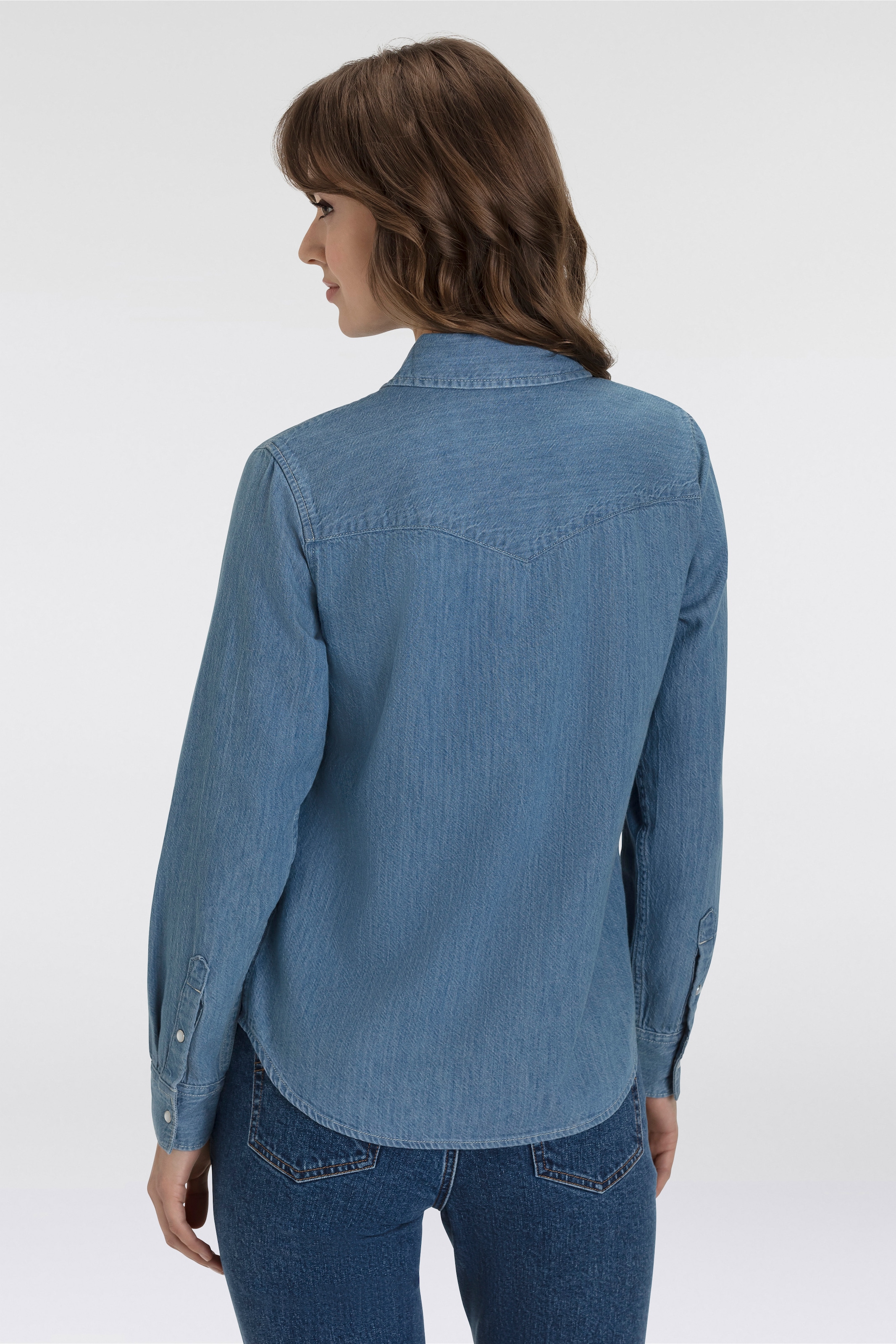 Levi's® Jeansbluse »ESSENTIAL WESTERN«, mit Brusttaschen mit Druckknöpfen