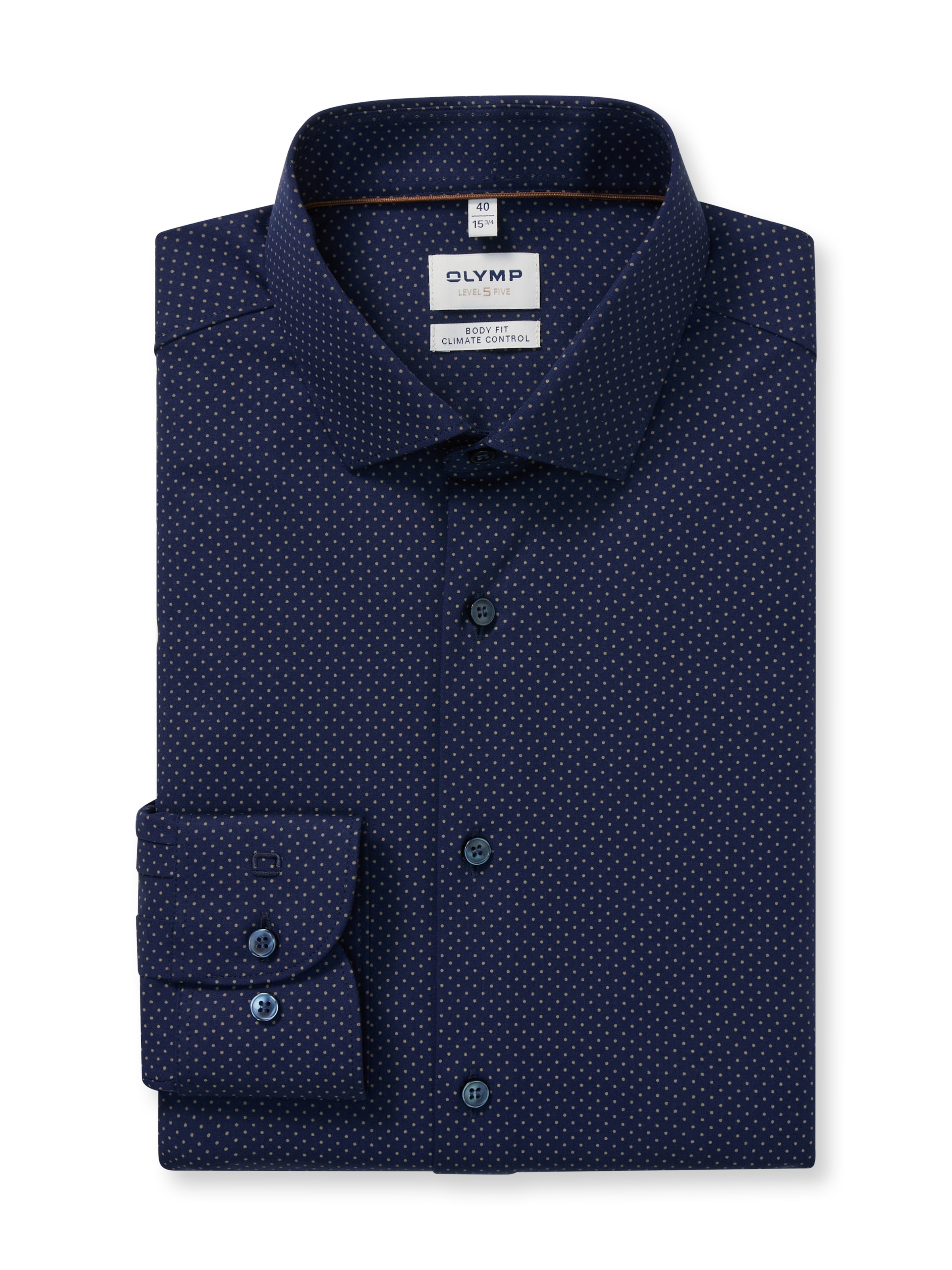 OLYMP Langarmhemd »Level Five« Businesshemd, body fit, Modern Kentkragen