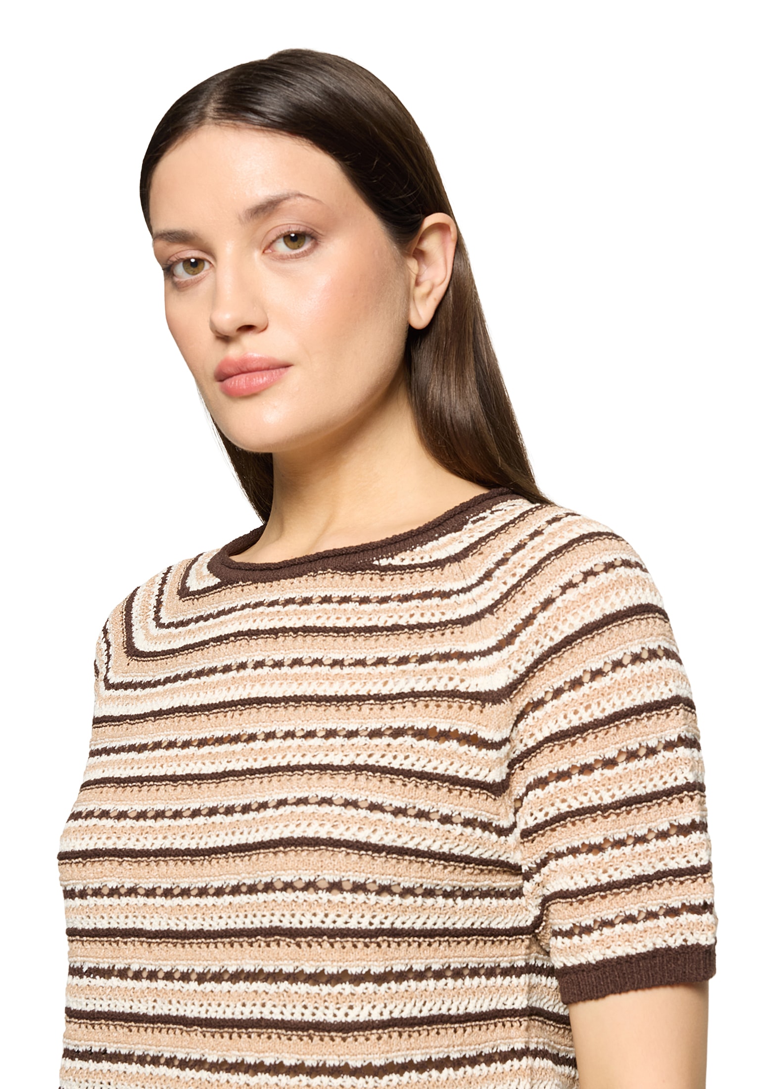 Cartoon Strickpullover »Strickpullover mit Rundhalsausschnitt«