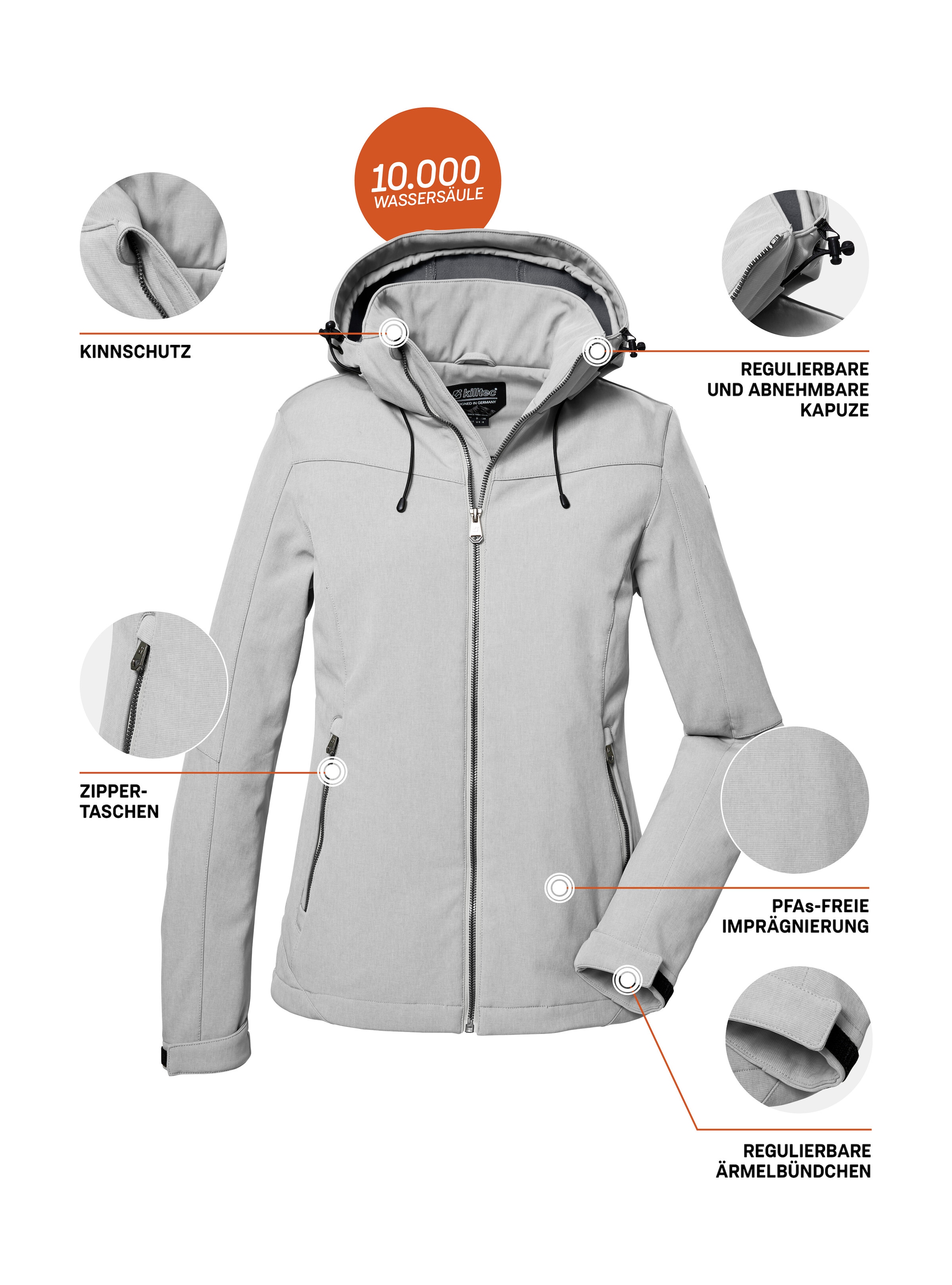 Killtec Softshelljacke »Damen Softshelljacke«