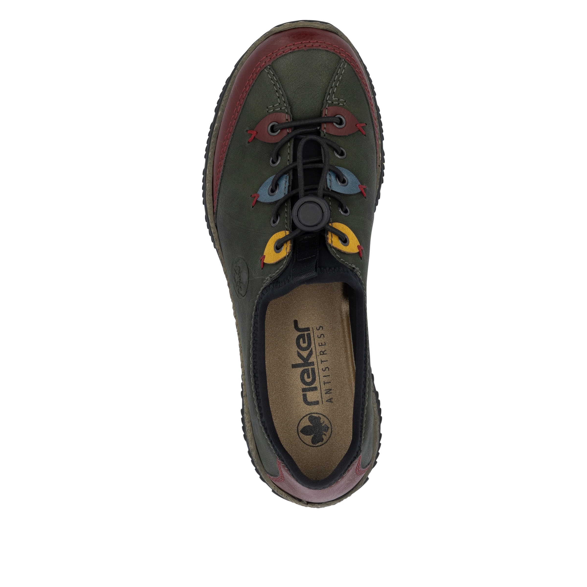 Rieker Slip-On Sneaker  Slipper, Schlupfschuh mit sportlichem Schnellverschluß