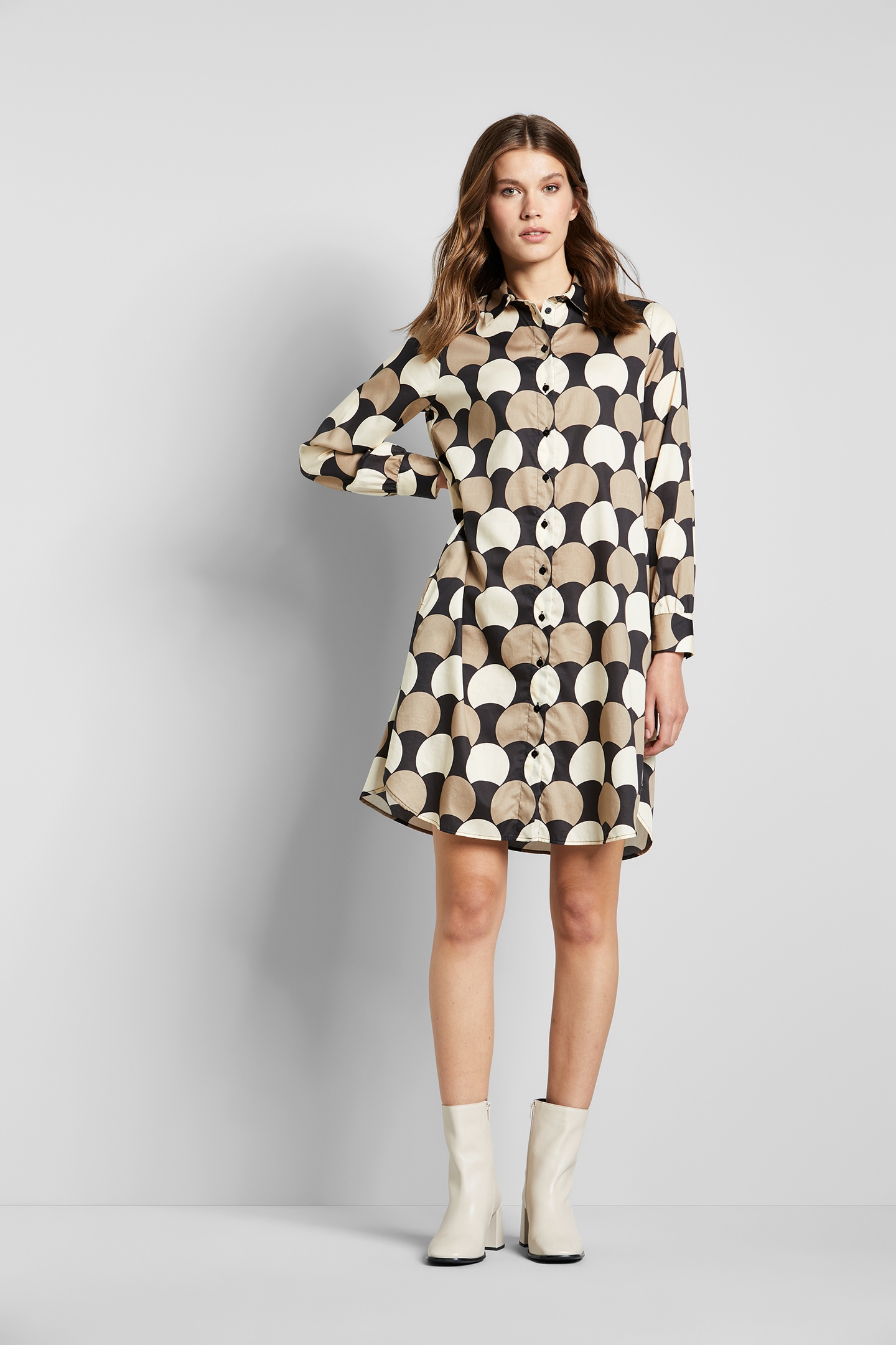 im Online bugatti grafischem Shop Hemdblusenkleid, Allover-Print OTTO mit