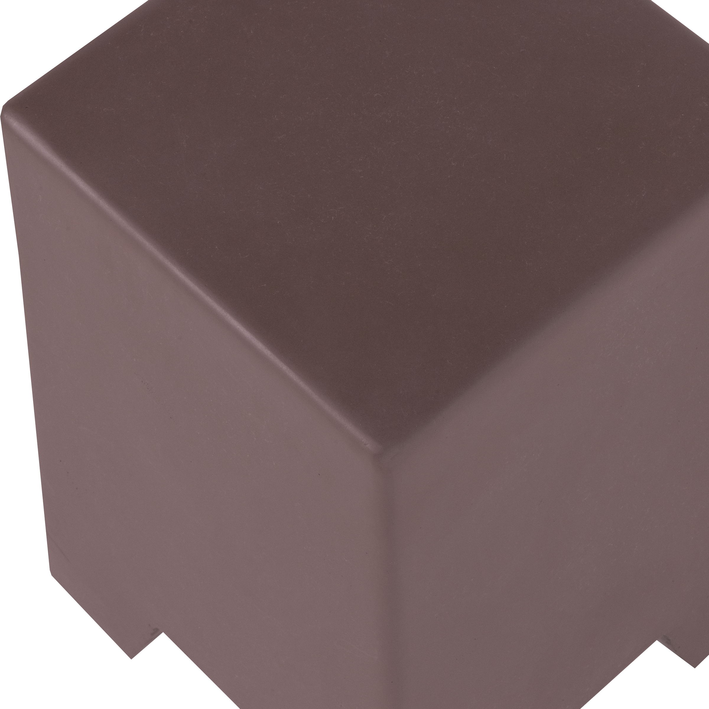 WOOOD Beistelltisch »Zina aus Fiberclay mit kompakter Form B 36 x T 36 x H 51 cm« Glasfaser-Ton-Verbund mit Betonoptik, vormontiert geliefert