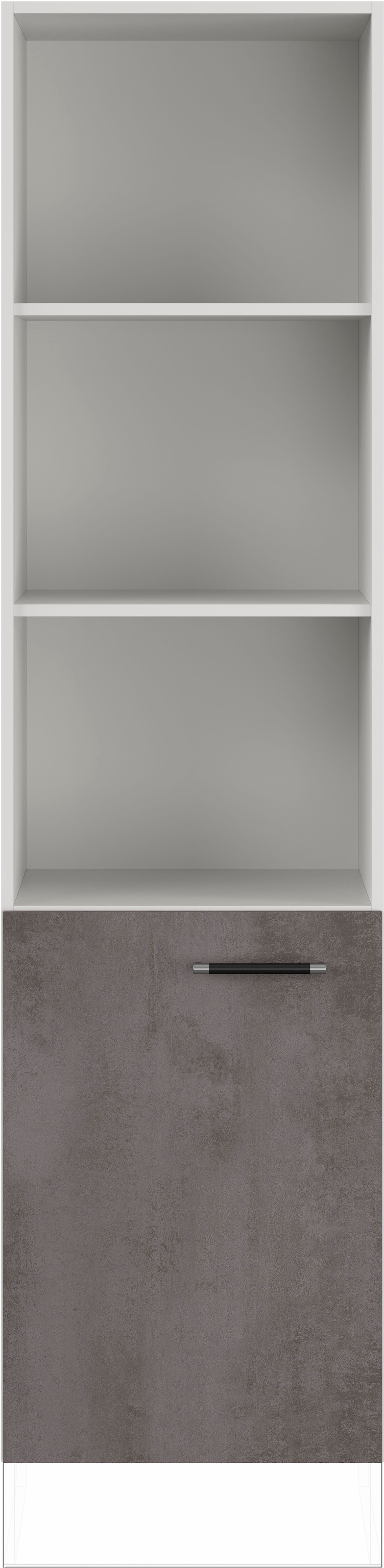IMPULS KÜCHEN Seitenschrank »"Prag", Breite/Höhe: 50/190,7 cm«, vormontiert, mit Drehtür, mit verstellbaren Fachböden