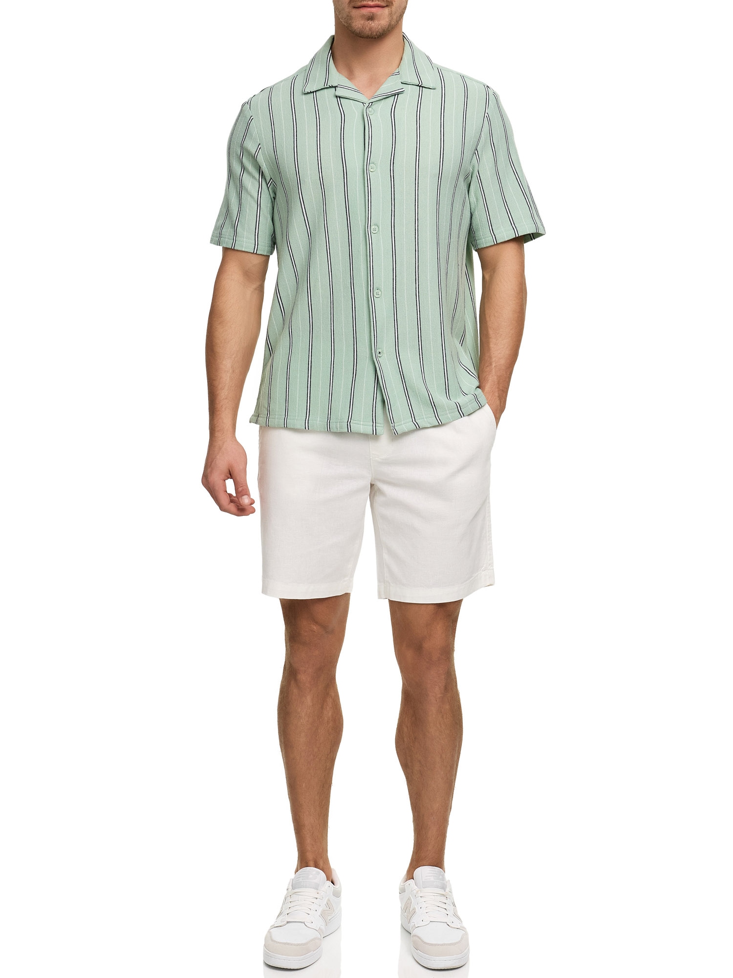 Indicode Kurzarmhemd »INShitake«