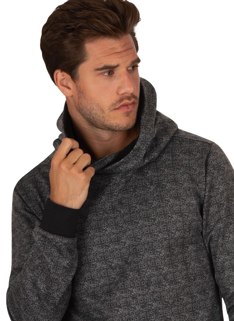 Trigema Sweatshirt »TRIGEMA Homewear Set mit QR-Code-Muster«