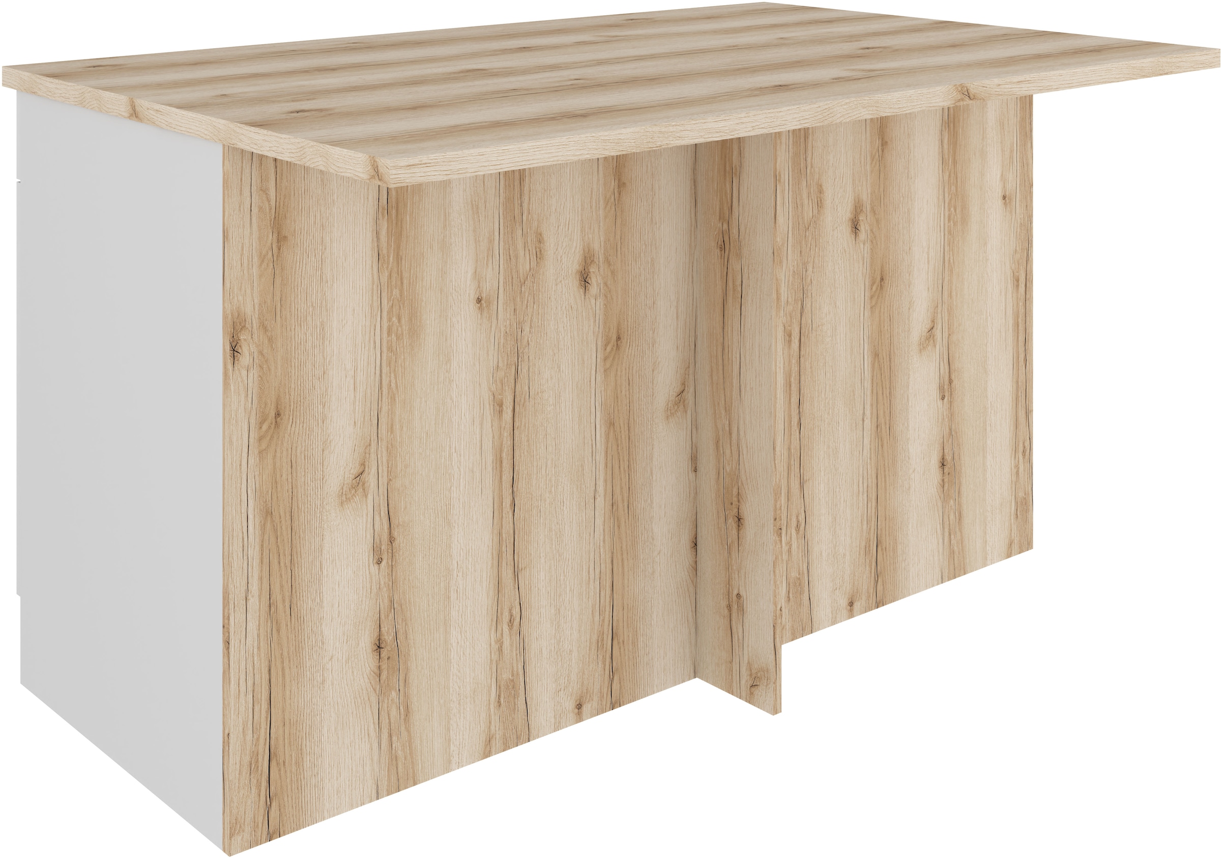 OPTIFIT Kücheninsel »Optifit« Breite 150 cm, 2 Türen, 3 Schubkästen, 2 Auszüge