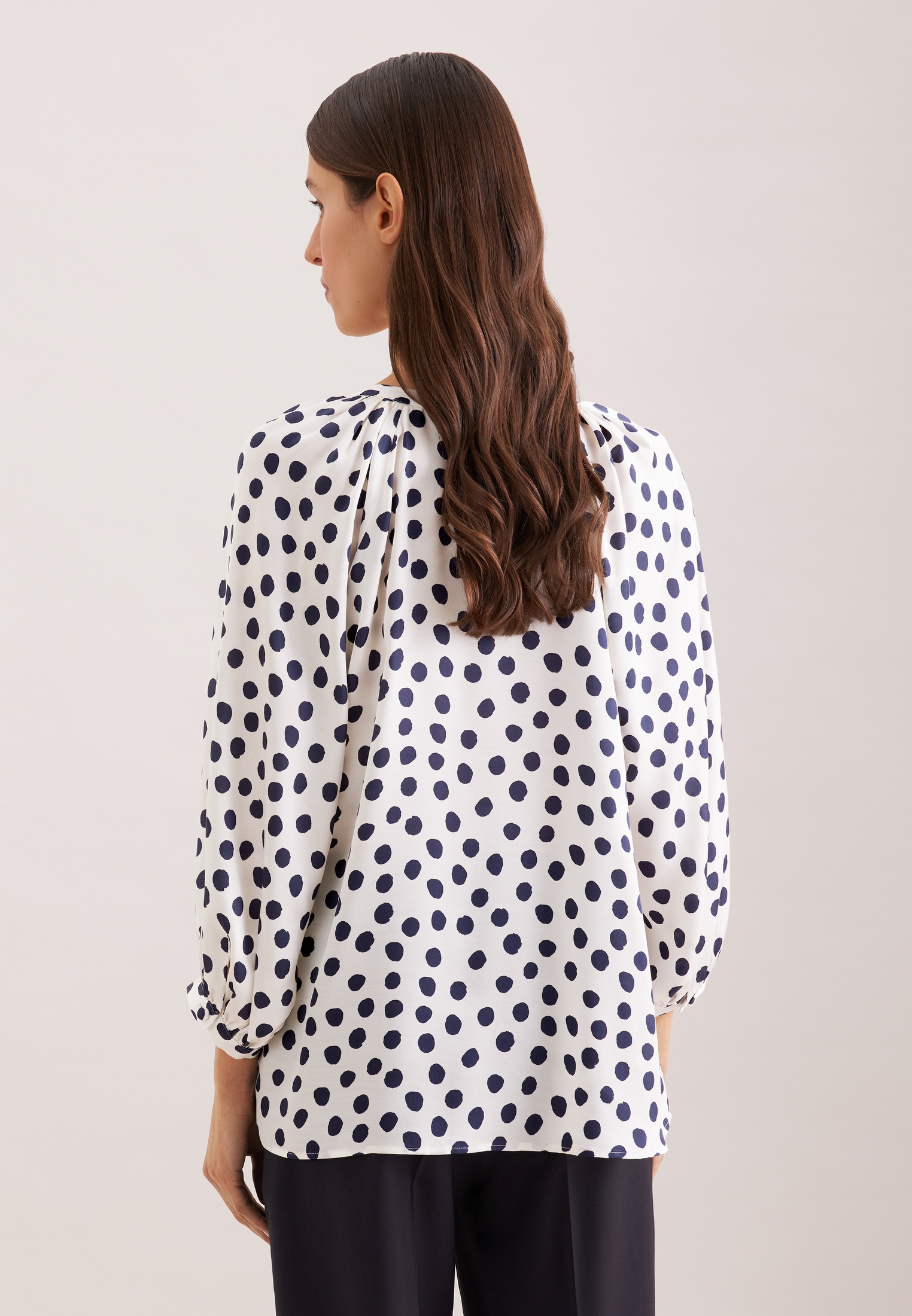 seidensticker Klassische Bluse Tunika Druck