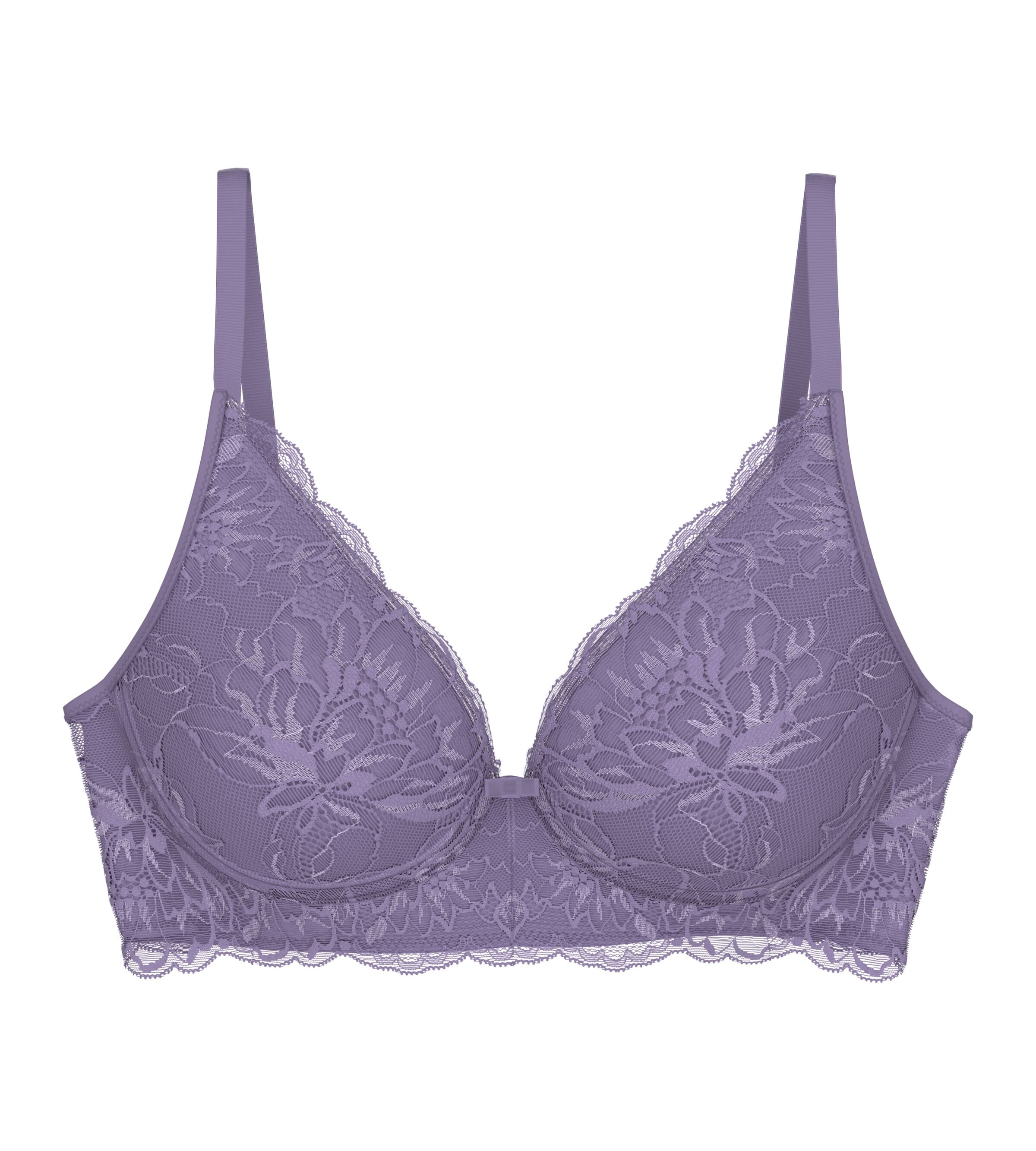 Triumph Bügelloser BH »Amourette Charm T« Stretch-Spitze, leicht, weich, tiefer V-Ausschnitt