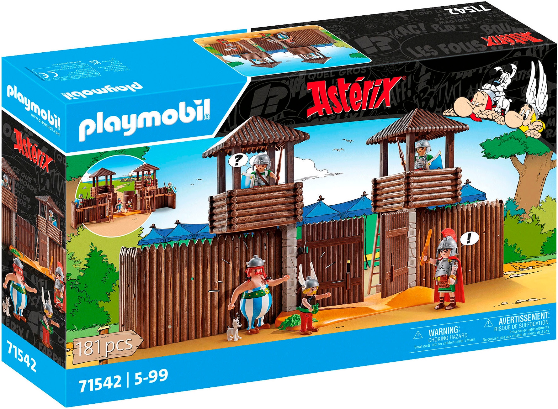 Konstruktions-Spielset »Römerlager (71542), Asterix«, (181 St.), Made in Europe