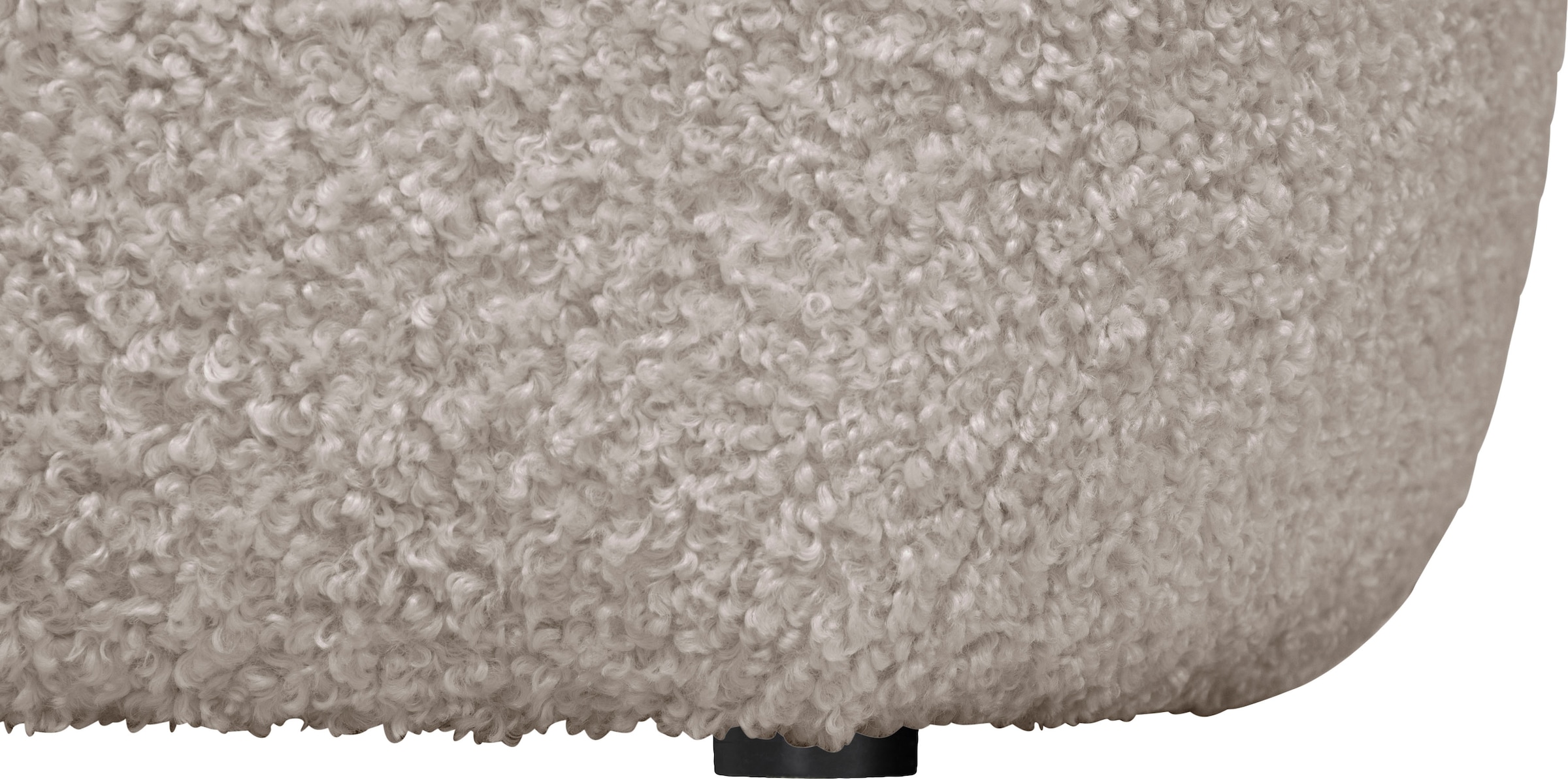 LeGer Home by Lena Gercke Big-Sofa »YANI Designersofa, organische Form, Maße B/T/H: 240/64/81 cm«, mit Wellenunterfederung, auch in Bouclé, passend zur Serie