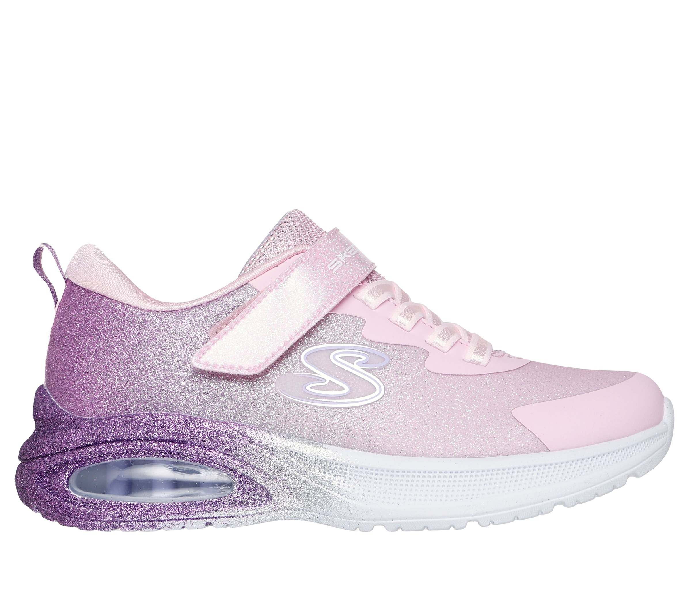 Skechers Sneaker »MICROSPEC MAX ADVANCE«  Klettschuh mit Glitter, Grössenschablone zum Download