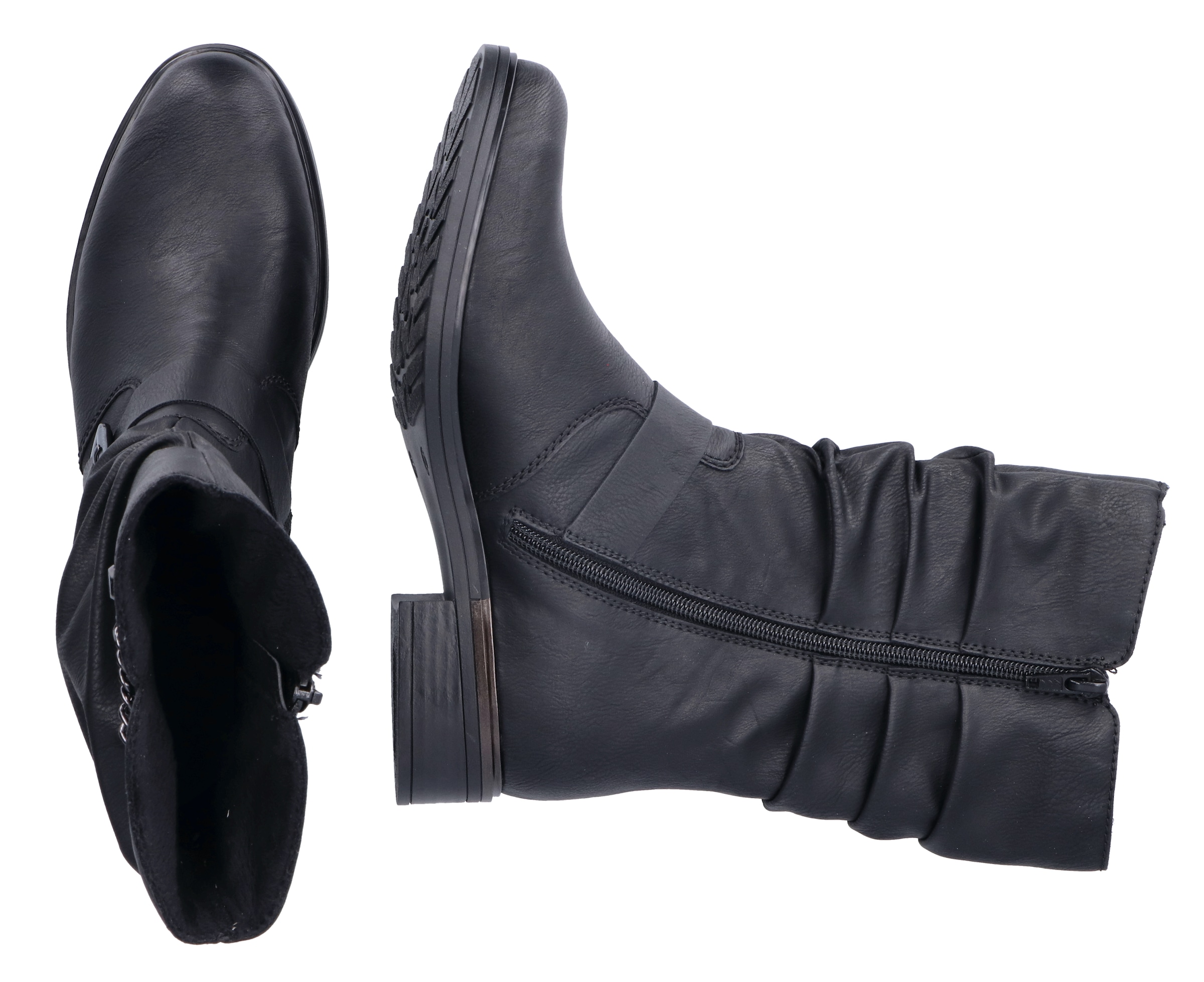 Rieker Stiefel, mit slouchy-Schaft und Zierkette