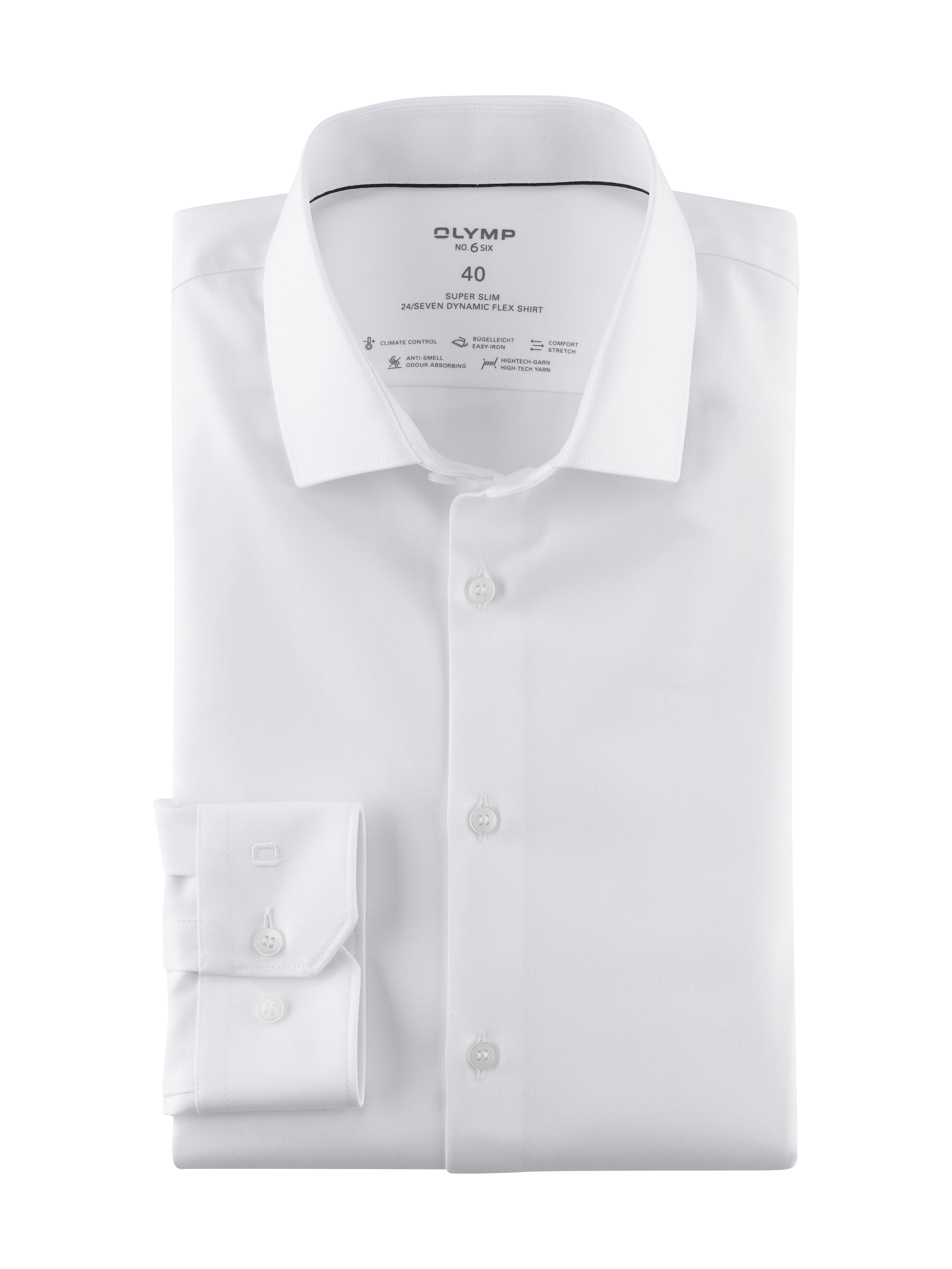 OLYMP Businesshemd »No. Six 24/Seven super slim«, Jersey-Hemd