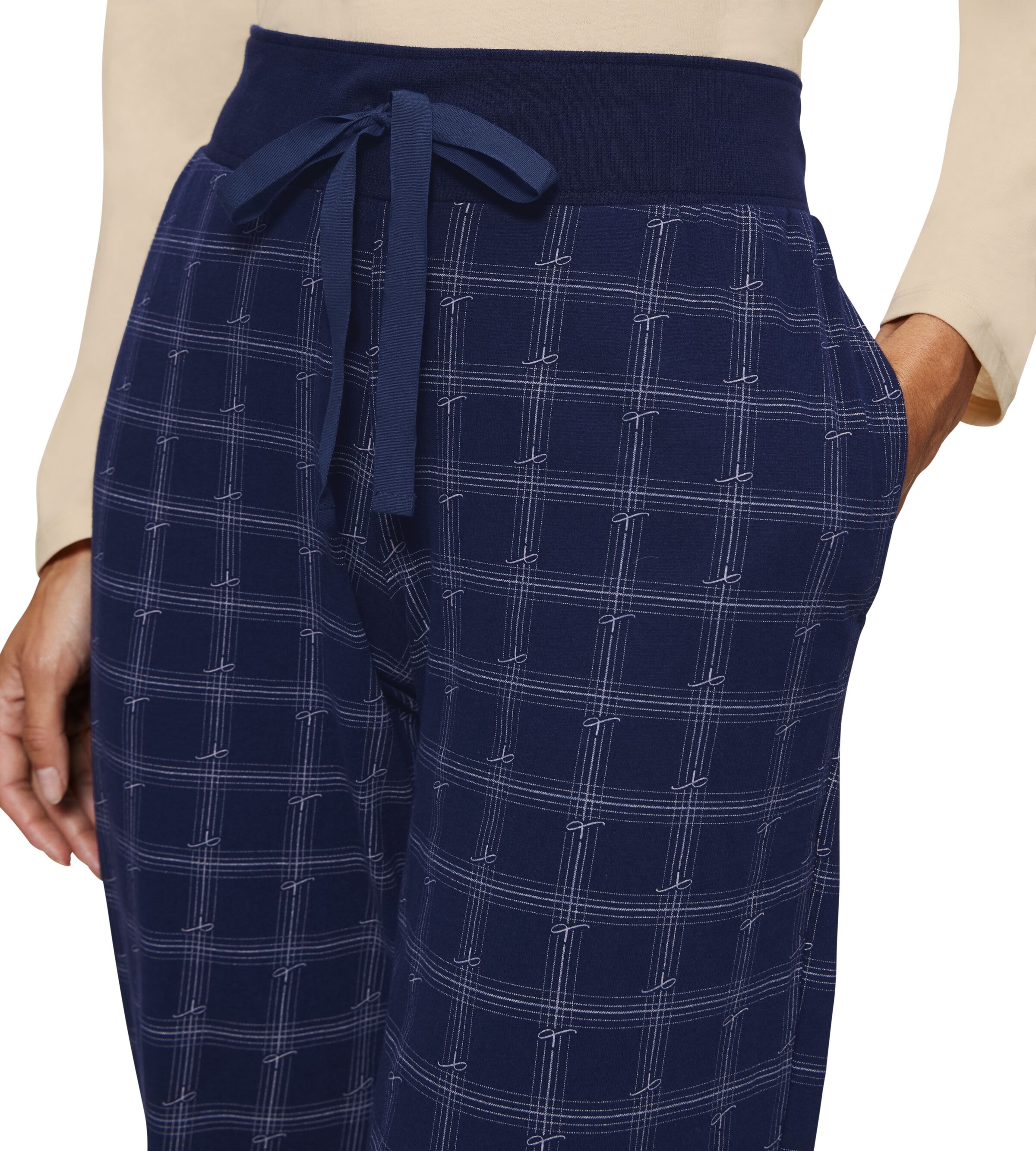 Triumph Schlafhose »Mix & Match Trousers Jersey 02 X«, elastische Bündchen an Taille und Bein, Bindeband