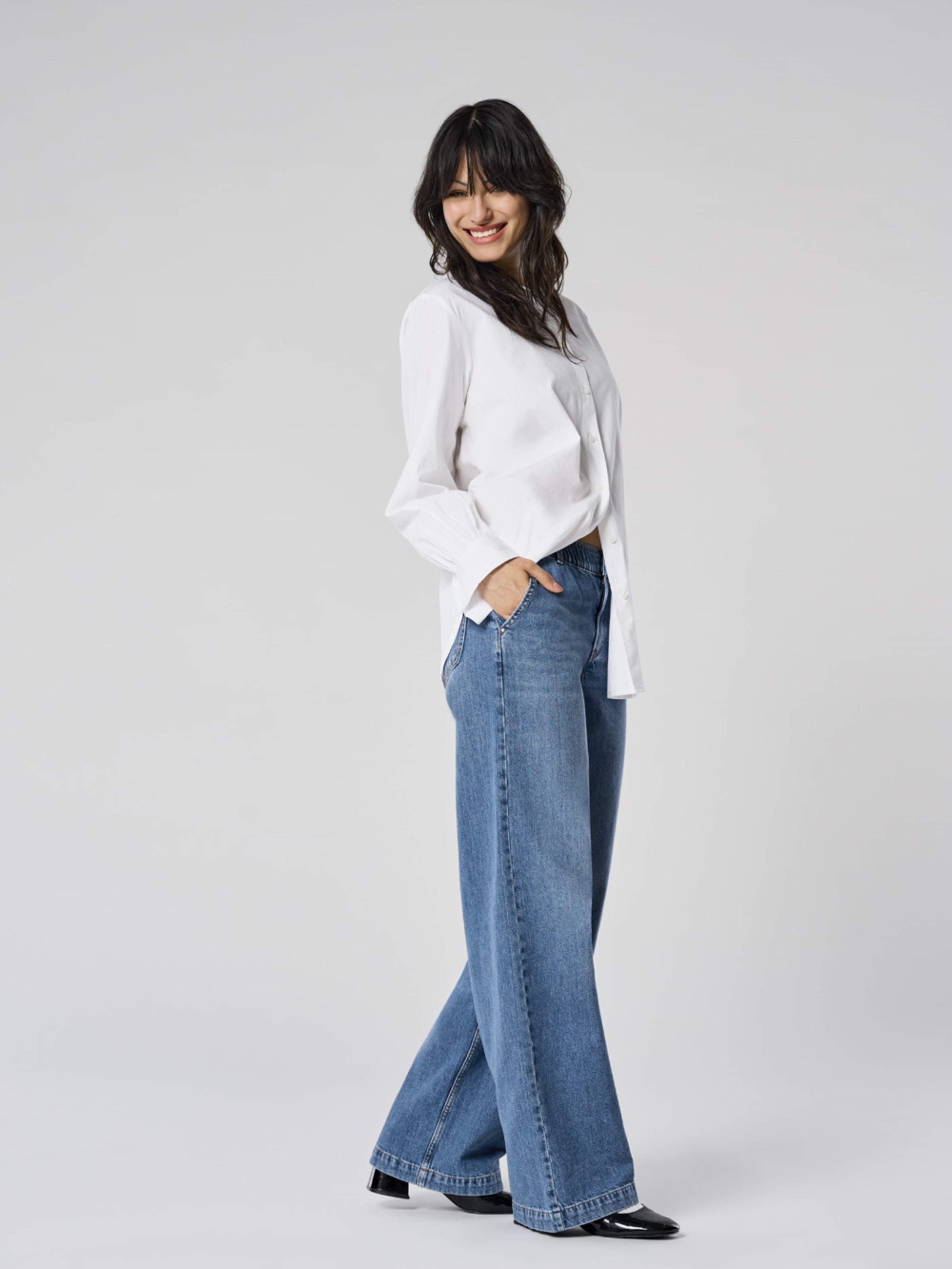 ONLY Relax-fit-Jeans »ONLCOMET MW WIDE DNM PIM620 NOOS«