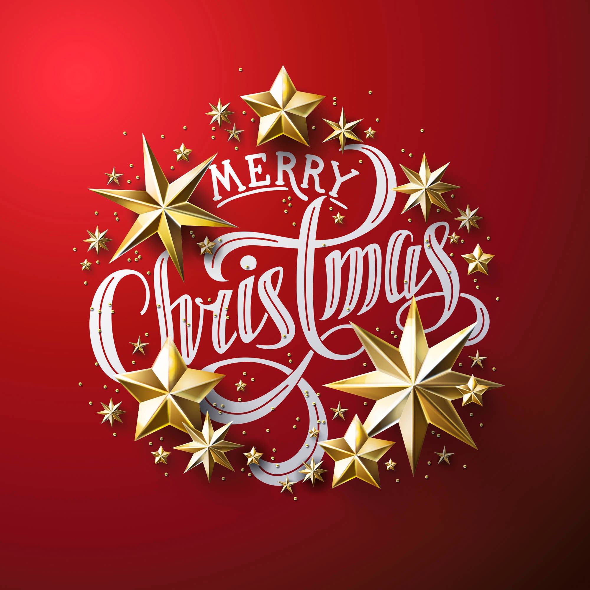 queence Dekokissen »Stars« Kissenhülle,Merry Christmas,Rot,Weihnachten,Festlich,Spruch