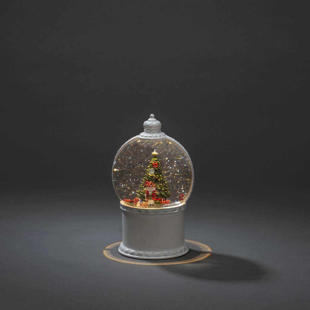 KONSTSMIDE LED Kugelleuchte »LED Kugellaterne, "Weihnachtsszenerie", weiß, 1 warm weiße Diode«, 1 flammig-flammig