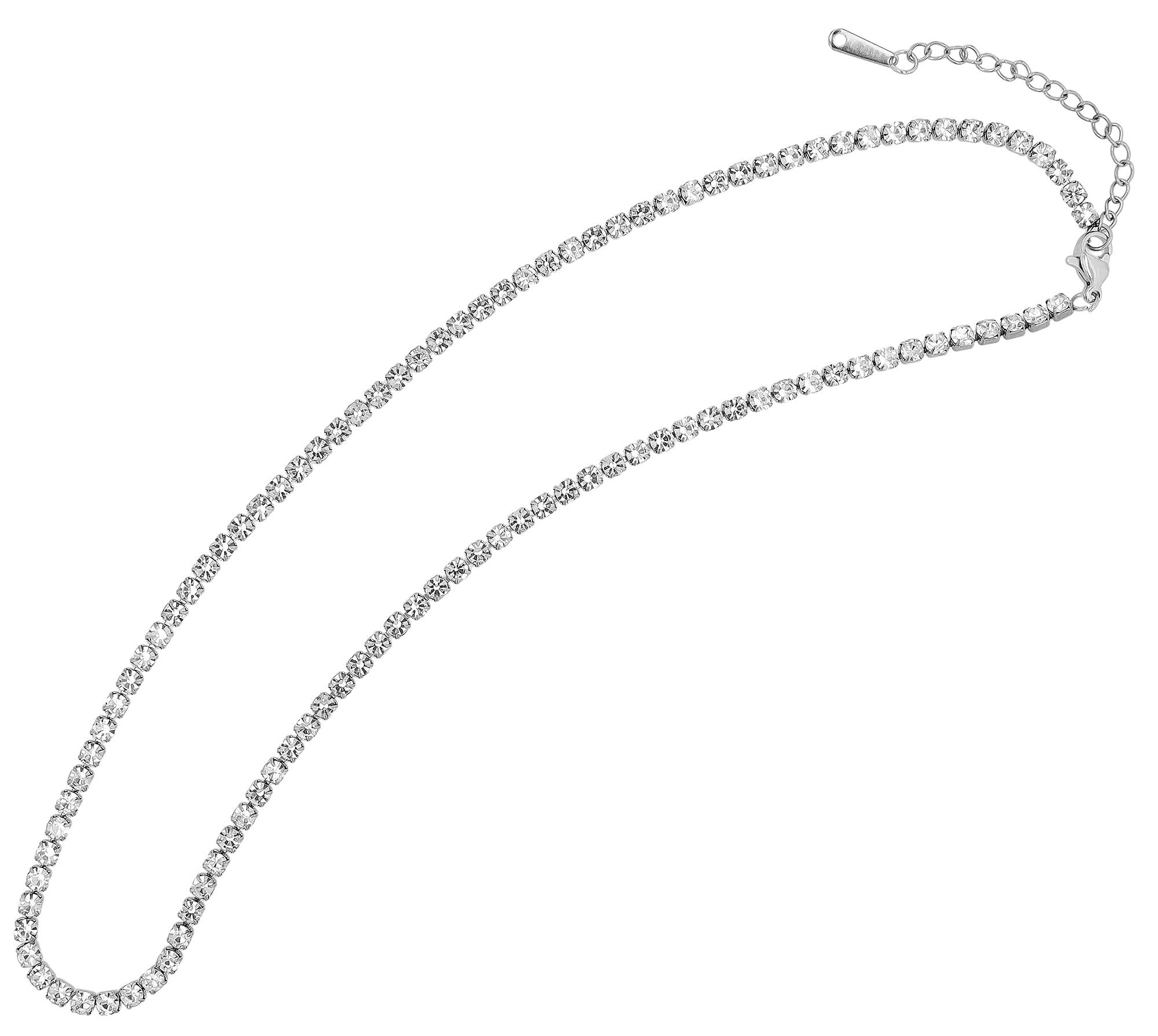 Adelia´s Gliederkette »Damen Halskette aus Edelstahl 40+5«
