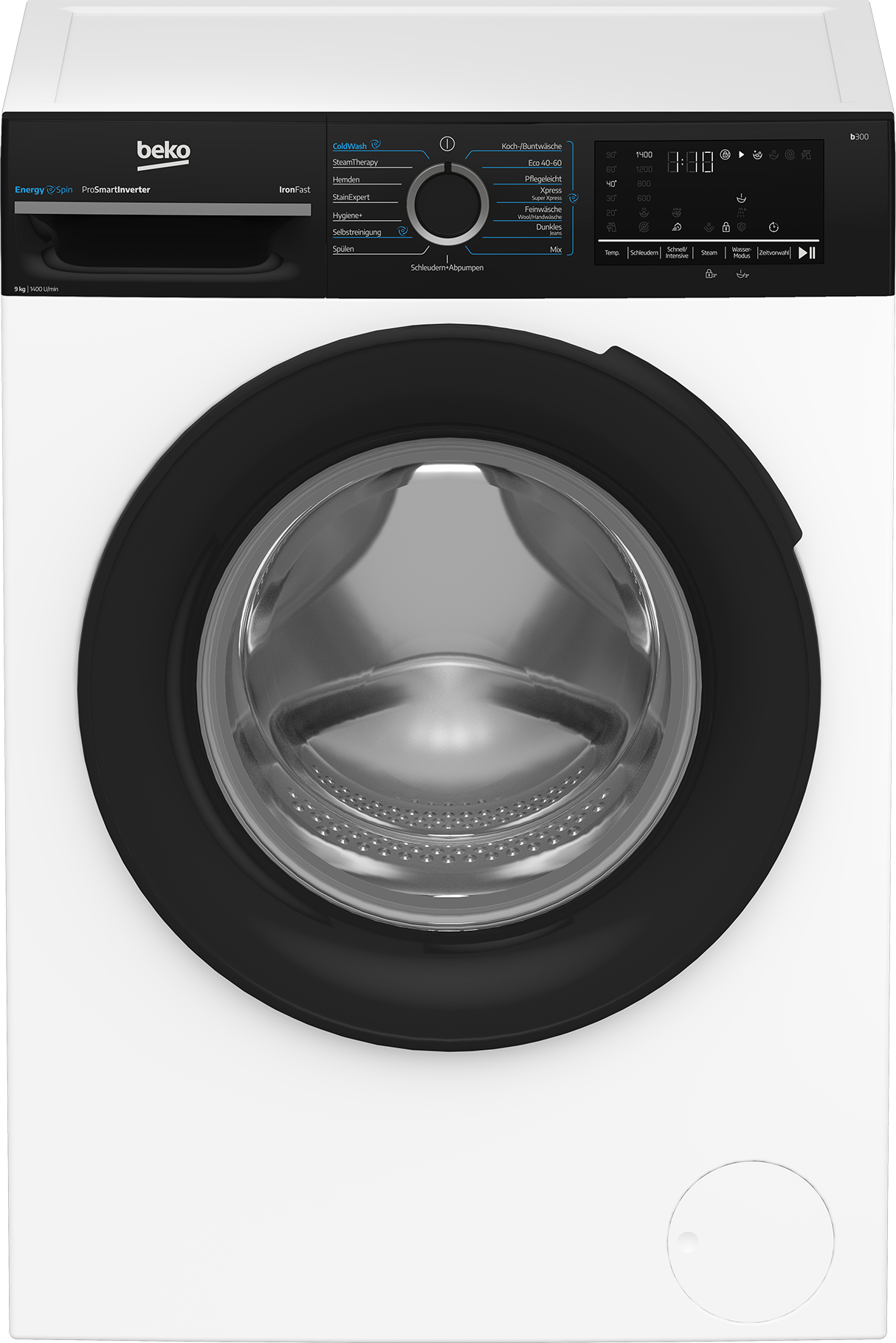 BEKO Waschmaschine »BM3WFU4941W« 9 kg 1400 U/min EnergySpin – optimierte Waschbewegungen für gründliche Reinigung.