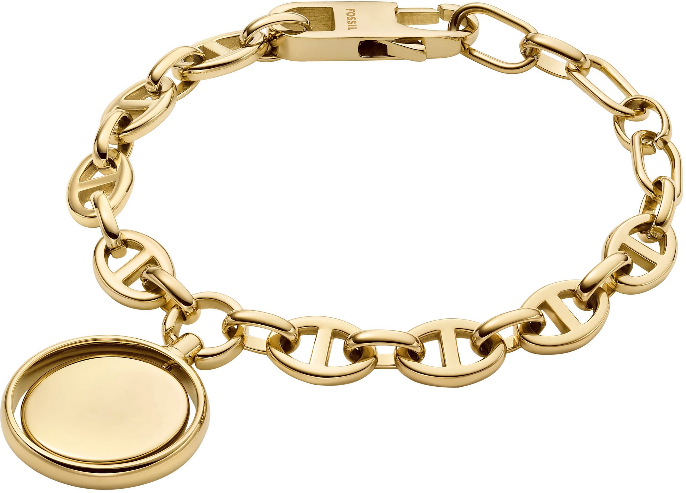 Fossil Armband »Schmuck Geschenk Edelstahl Armkette Heritage«