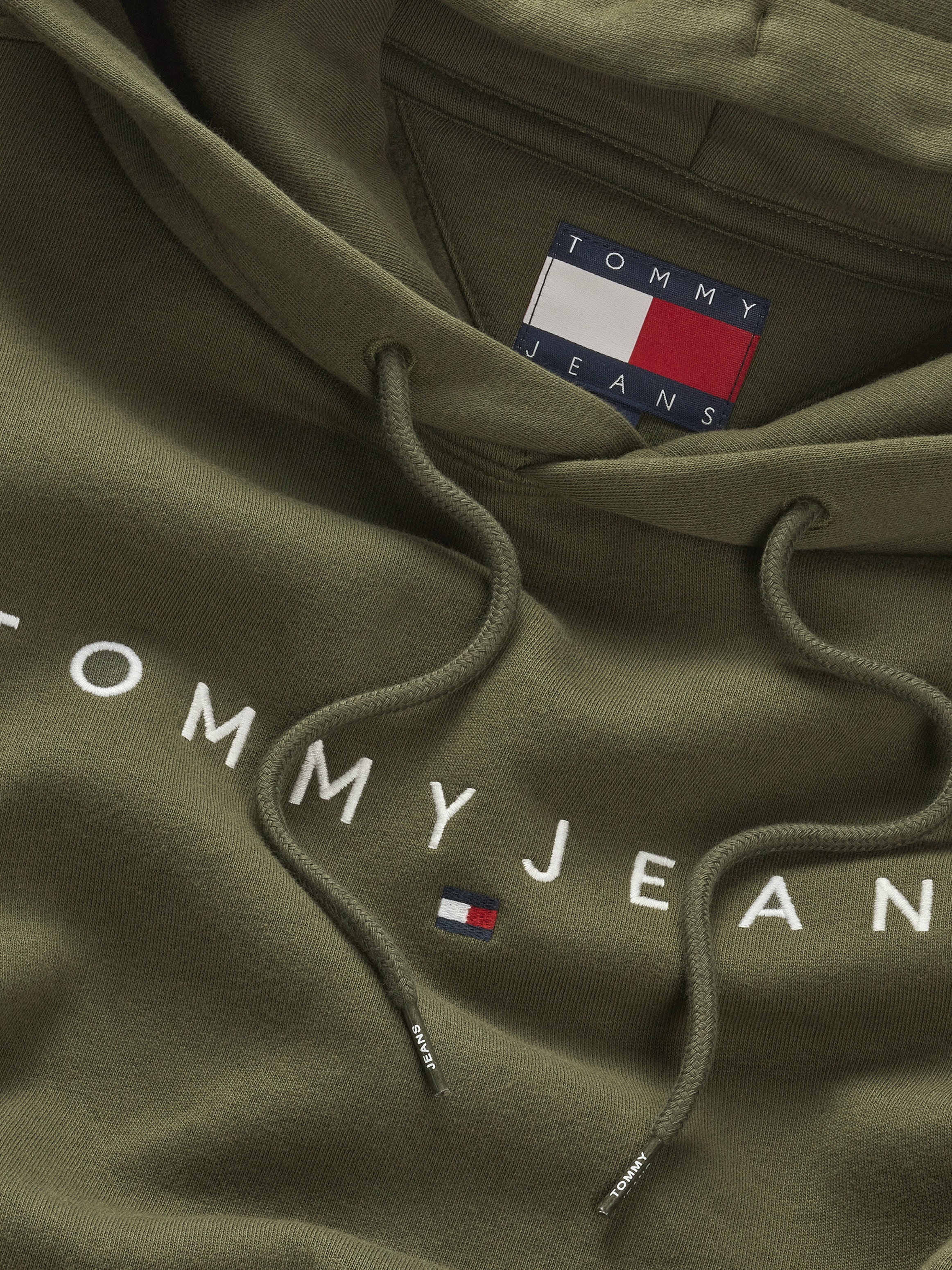 Tommy Jeans Plus Hoodie »TJM REG LINEAR LOGO HOODIE EXT«, in Große Größen, Logodruck
