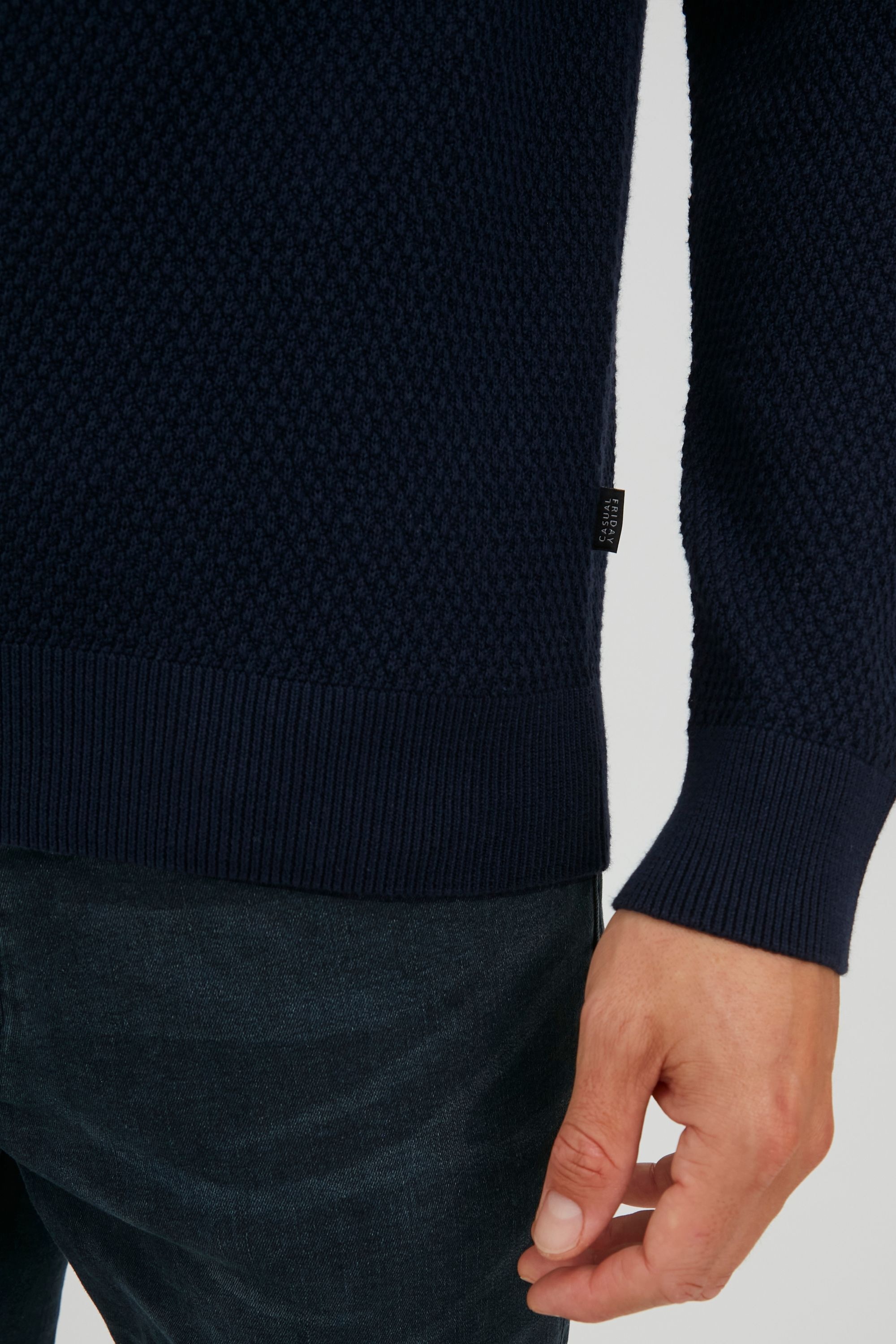 Casual Friday Strickfleece-Pullover »Strickpullover CFKarlo«