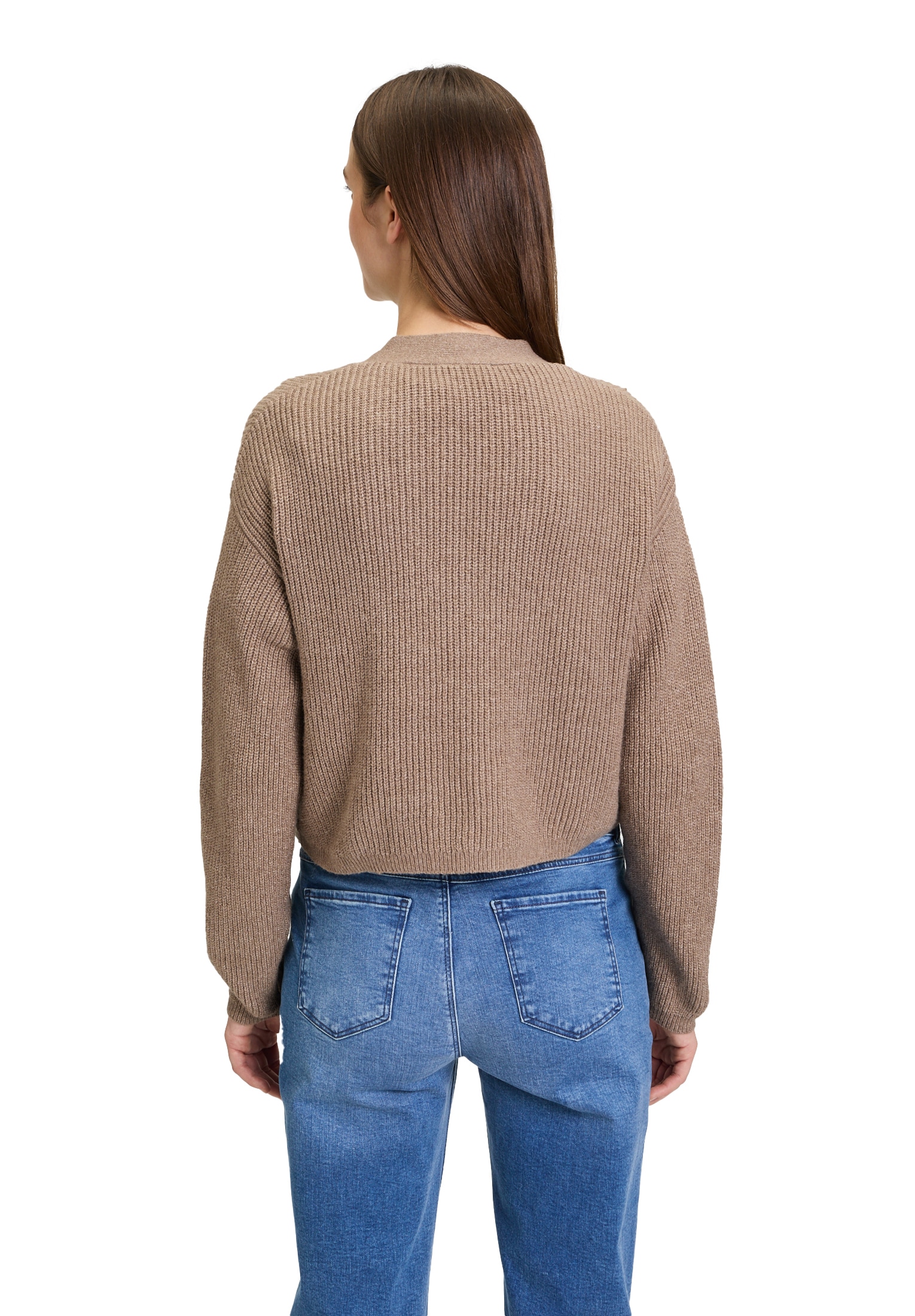 Cartoon Strickjacke »Basic-Strickjacke mit V-Ausschnitt«