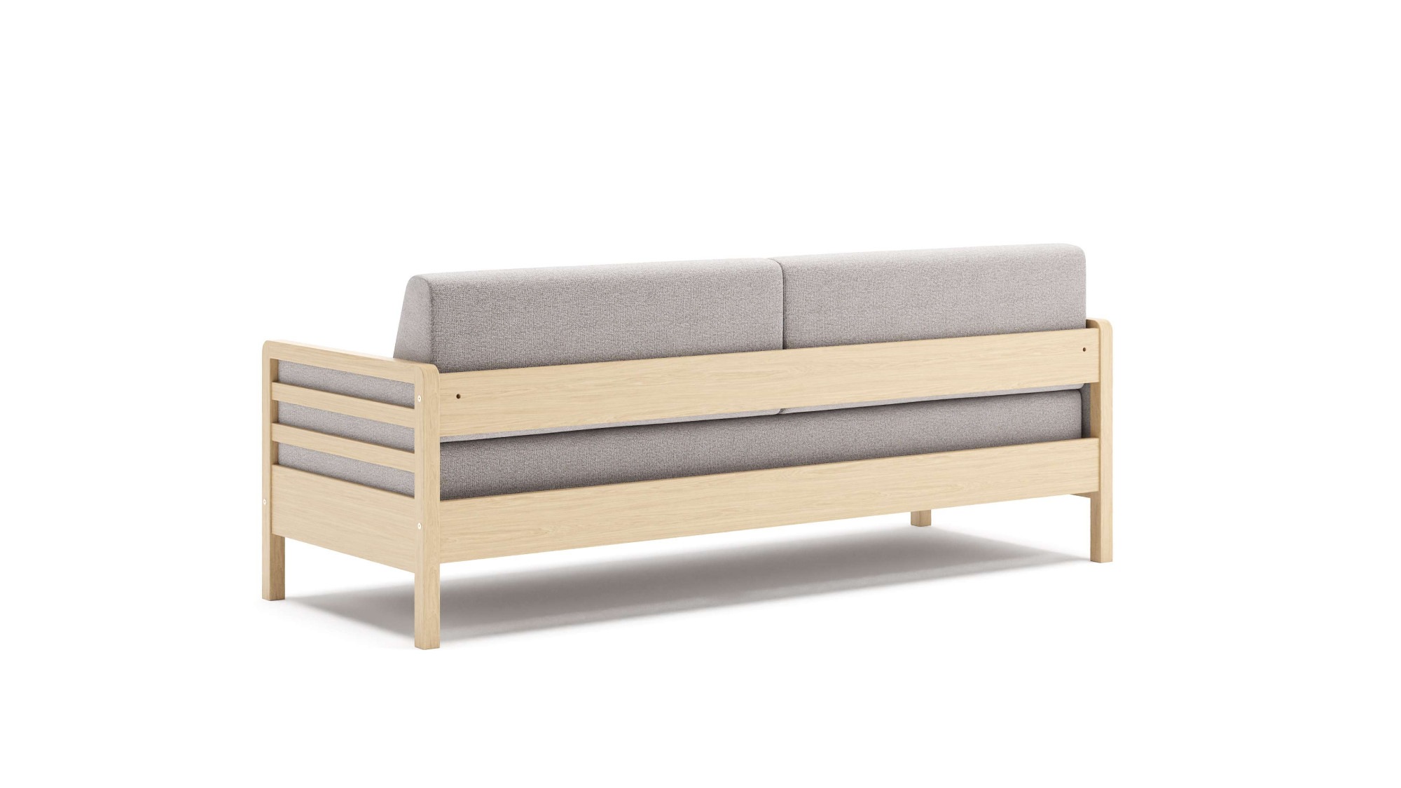 HESTBÆK Schlafsofa »Hestbæk 168 3-Sitzer, Bettfunktion, Breite 208cm, Komfortsitzhöhe 47cm« Umklappbar, Querschläfer, sehr komfortabel, Stauraum