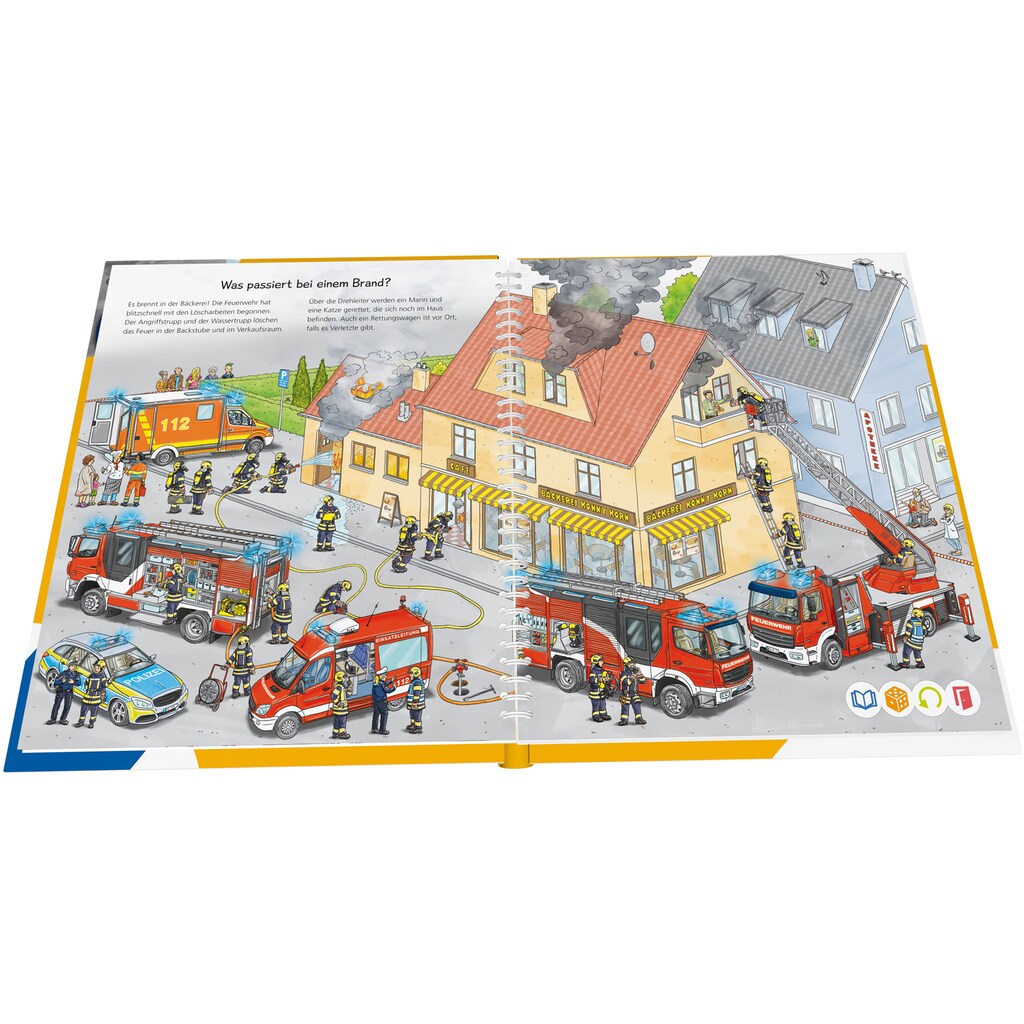 Ravensburger Buch »tiptoi® Wieso? Weshalb? Warum? Bei der Feuerwehr«