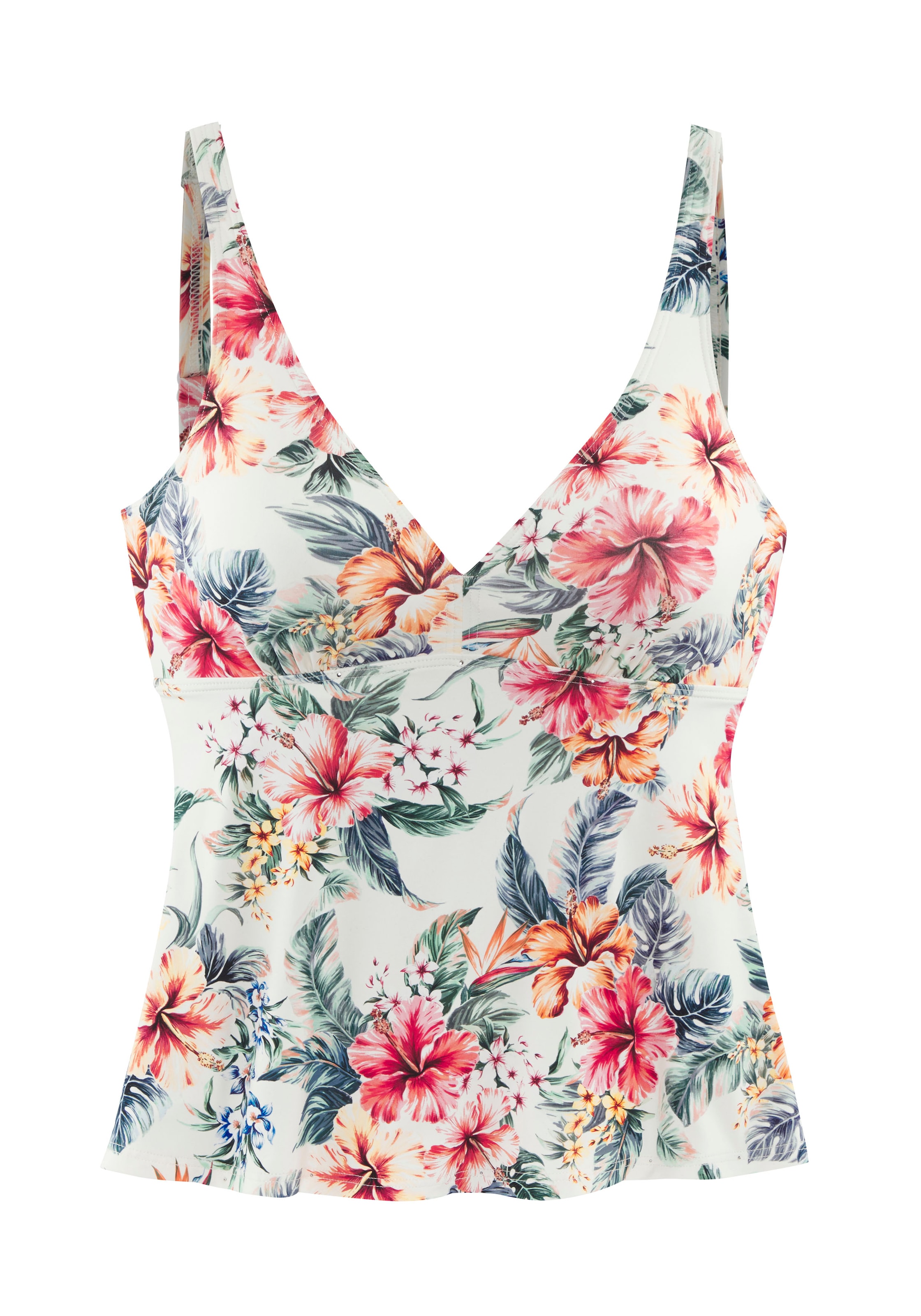 LASCANA Bügel-Tankini-Top »Salsa«, mit tollem Blumenprint