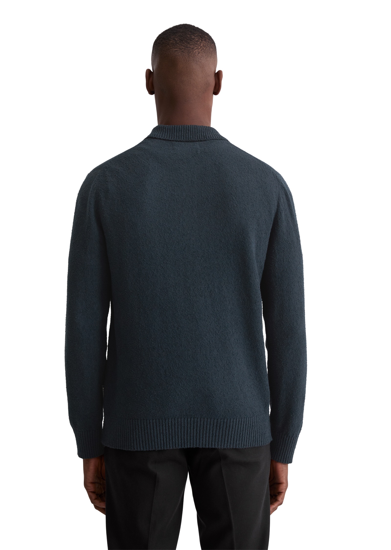 Marc O'Polo Polokragenpullover »regular fit aus Bio-Baumwoll-Bouclé«