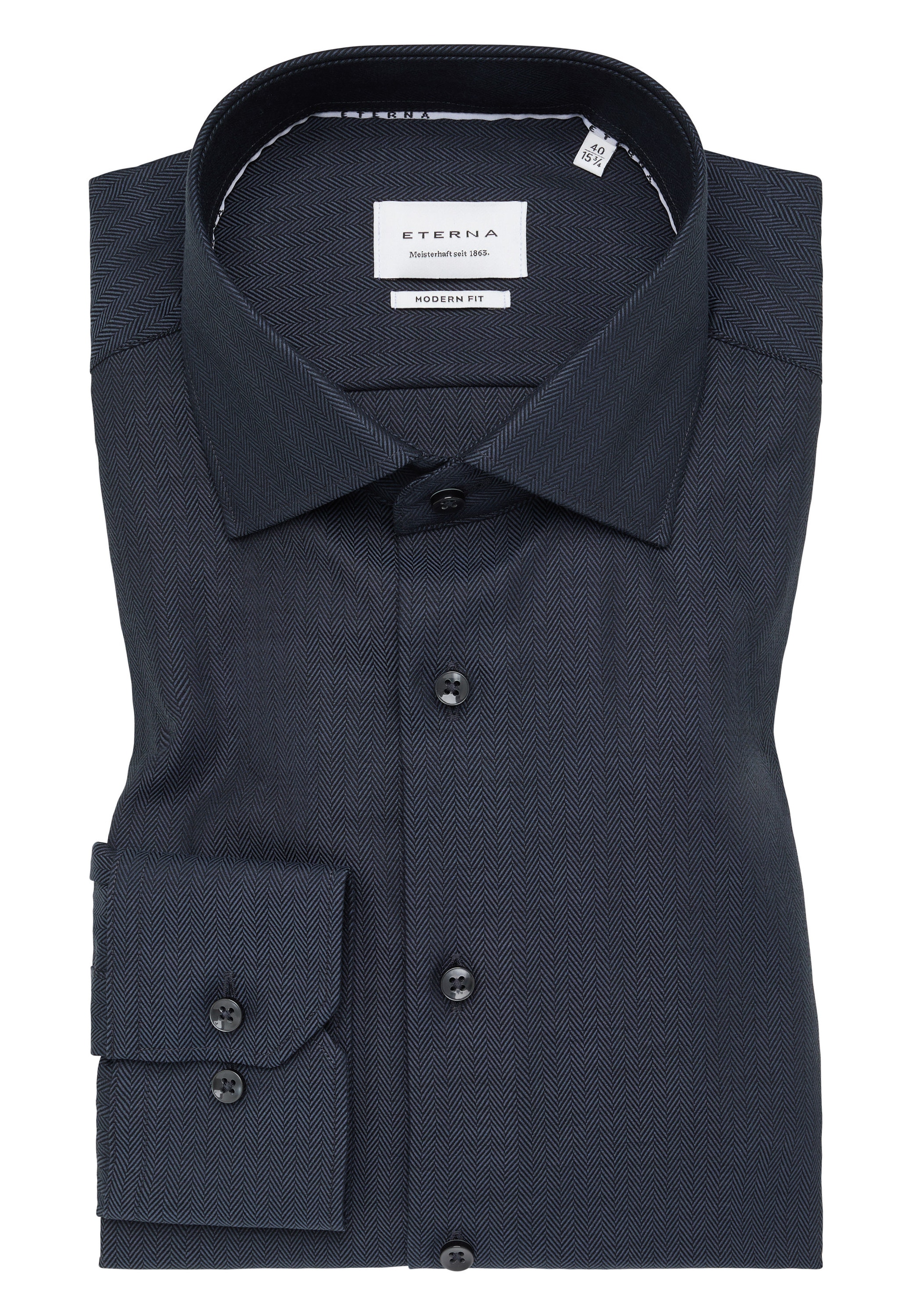 Eterna Langarmhemd »MODERN FIT« NON IRON (bügelfrei)