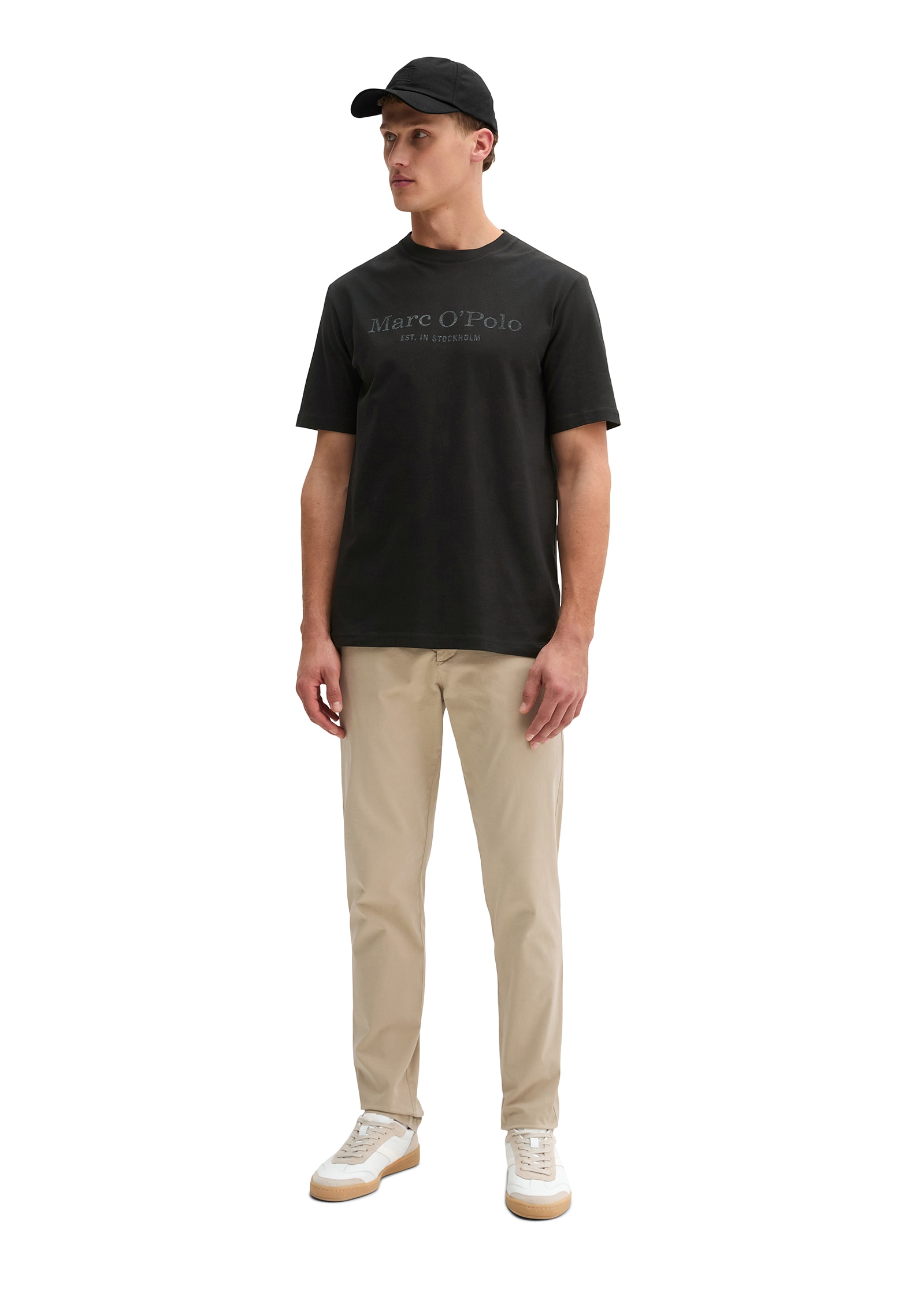 Marc O'Polo T-Shirt klassisches Logo-T-Shirt